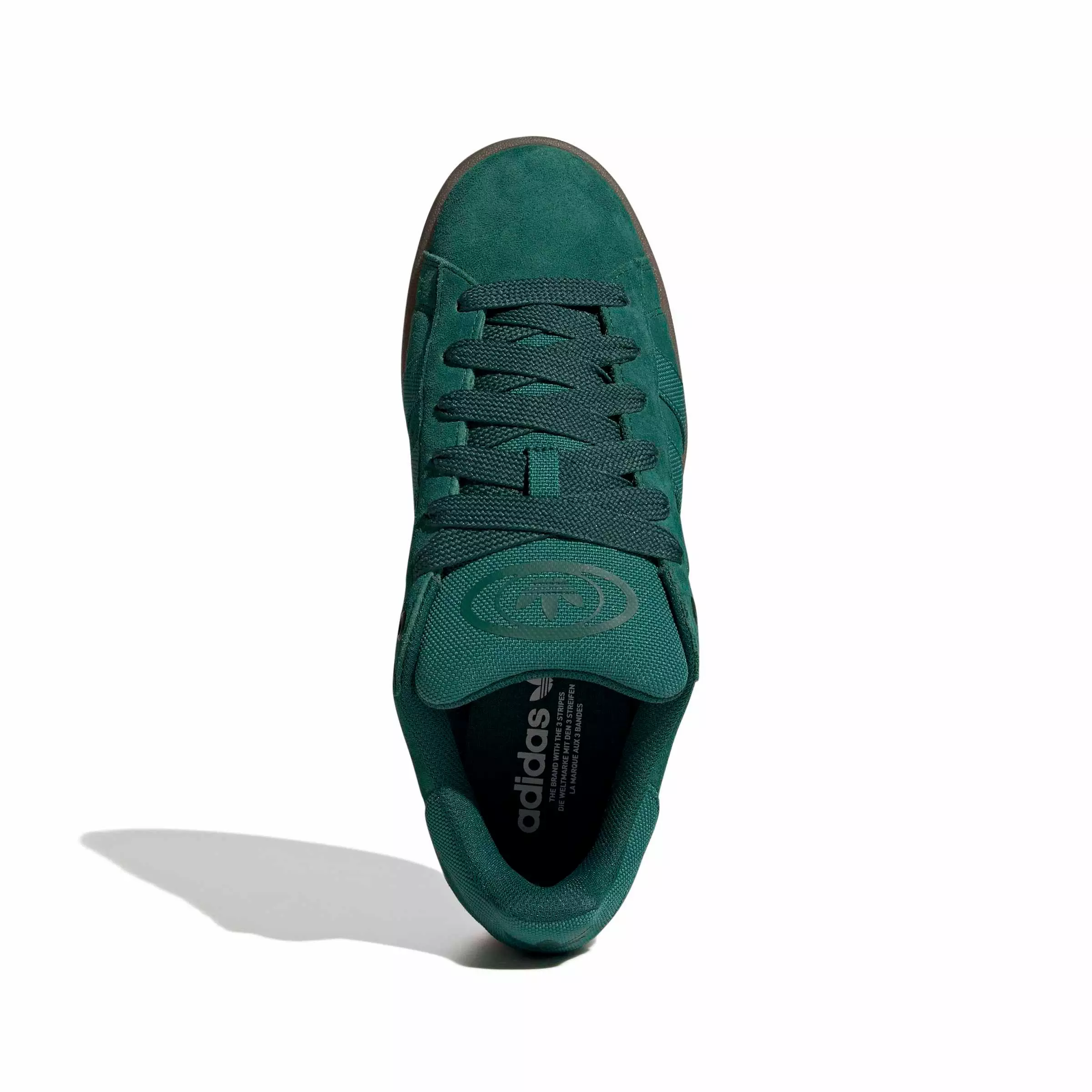 adidas Originals Campus 00s "Collegiate Green/Gum 5/Ftwr White" Men's Shoe - GREEN/GUM/WHITE