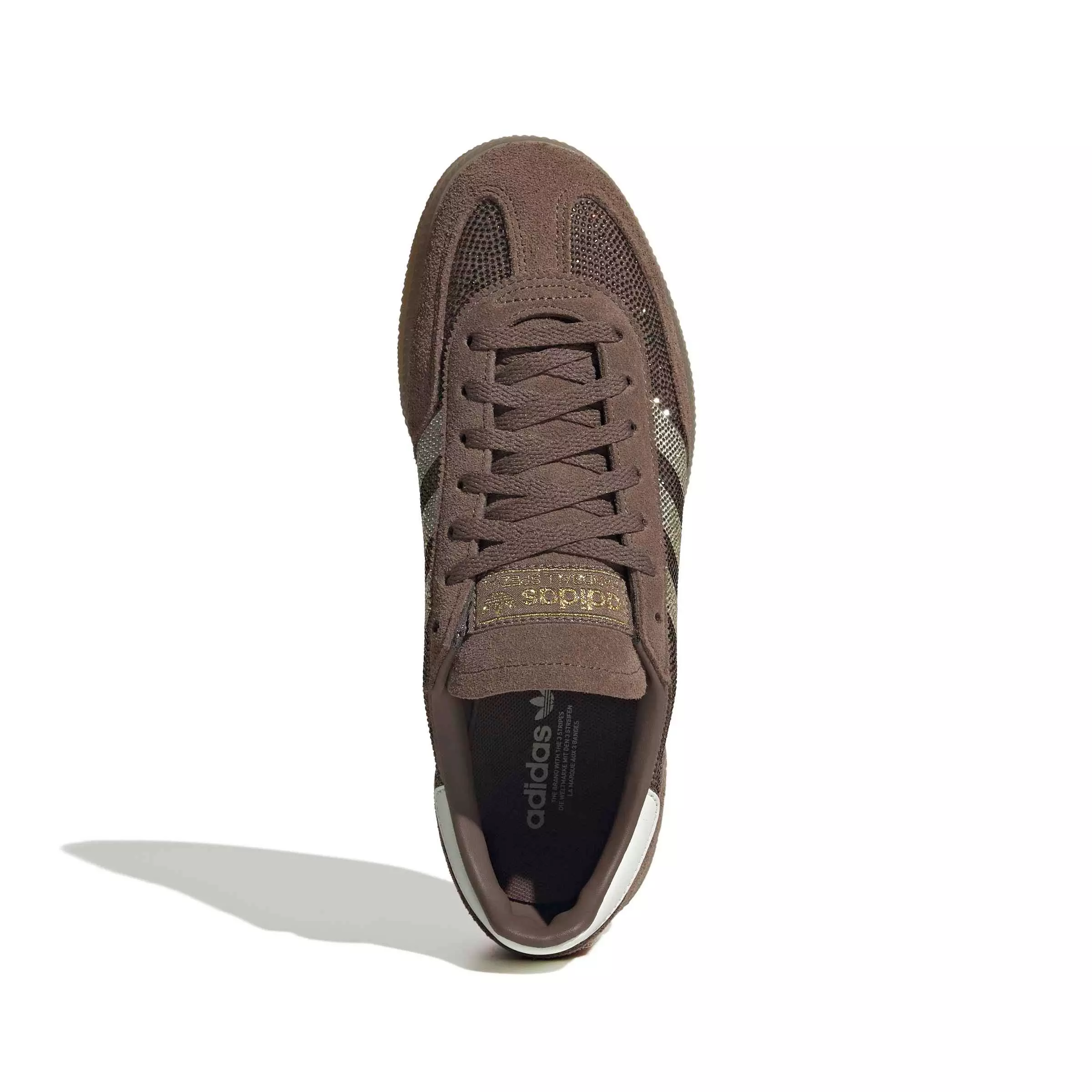 adidas Originals Handball Spezial "Earth Strata/Off White/Gold Metallic" Women's Shoe - EARTH/OFF WHITE/GOLD