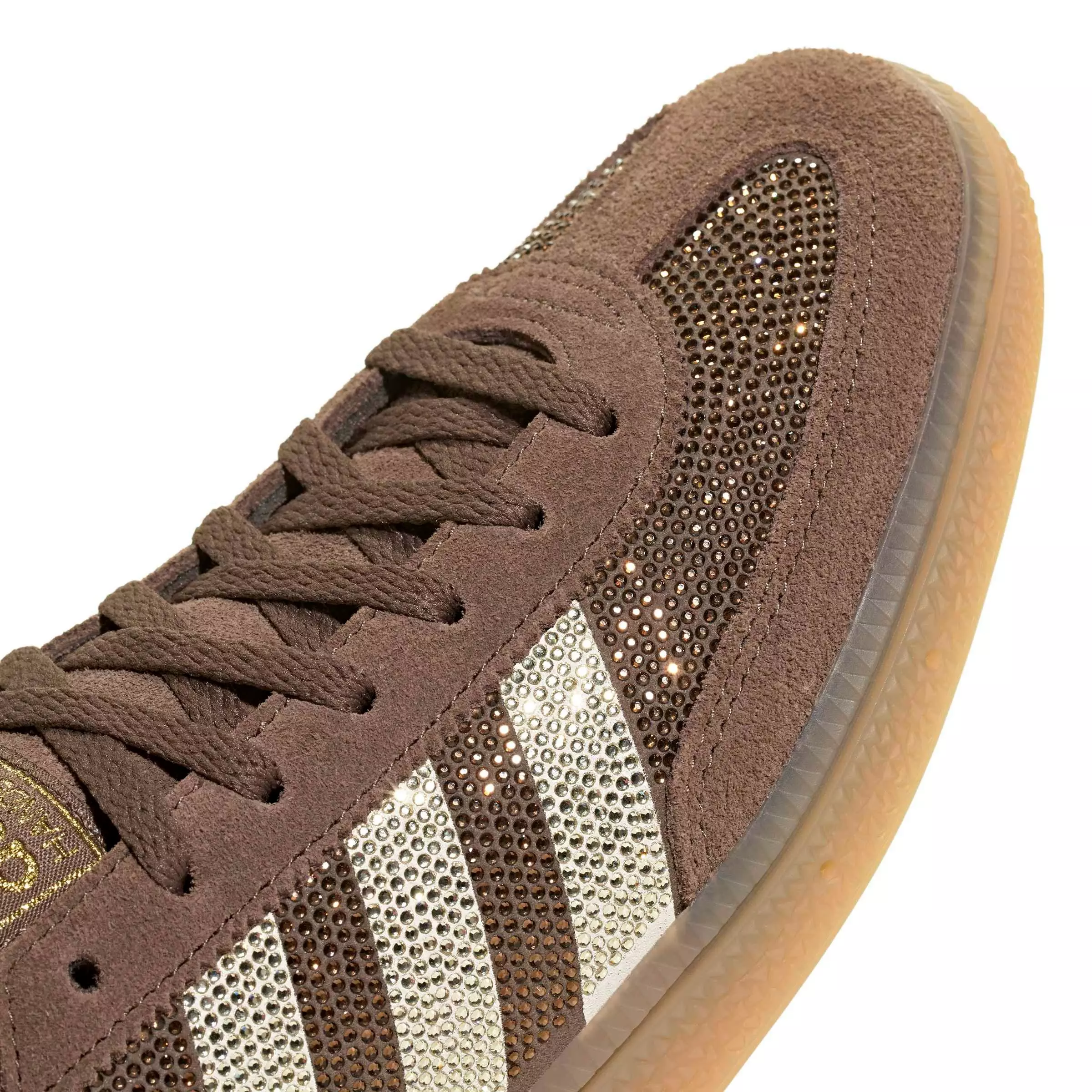 adidas Originals Handball Spezial "Earth Strata/Off White/Gold Metallic" Women's Shoe - EARTH/OFF WHITE/GOLD