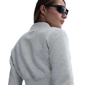 Nike Women's Sportswear Tech Fleece Cropped 1/2-Zip Top-White