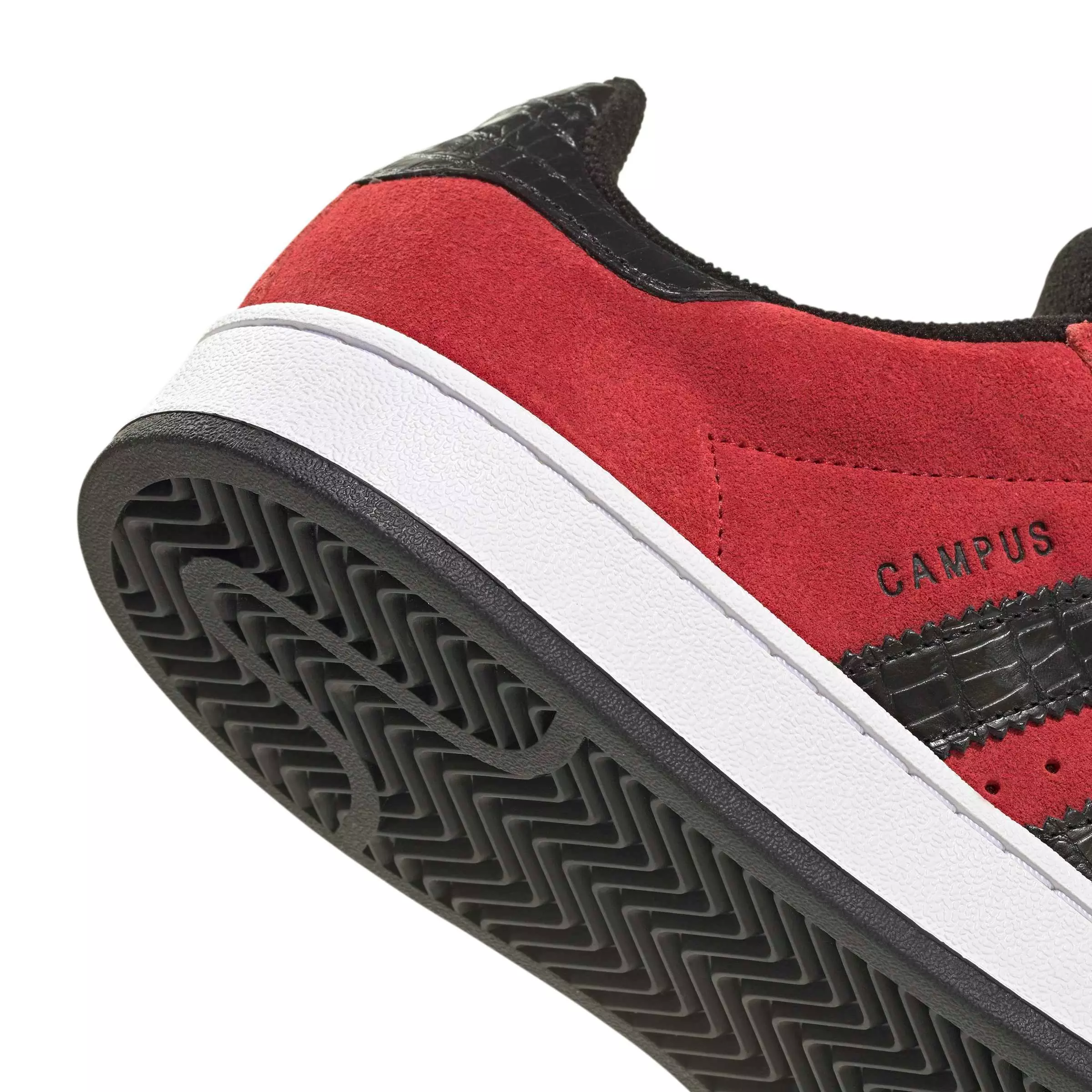 adidas Originals Campus 00s "Better Scarlet/Core Black/Ftwr White" Men's Shoe - SCARLET/BLACK/WHITE