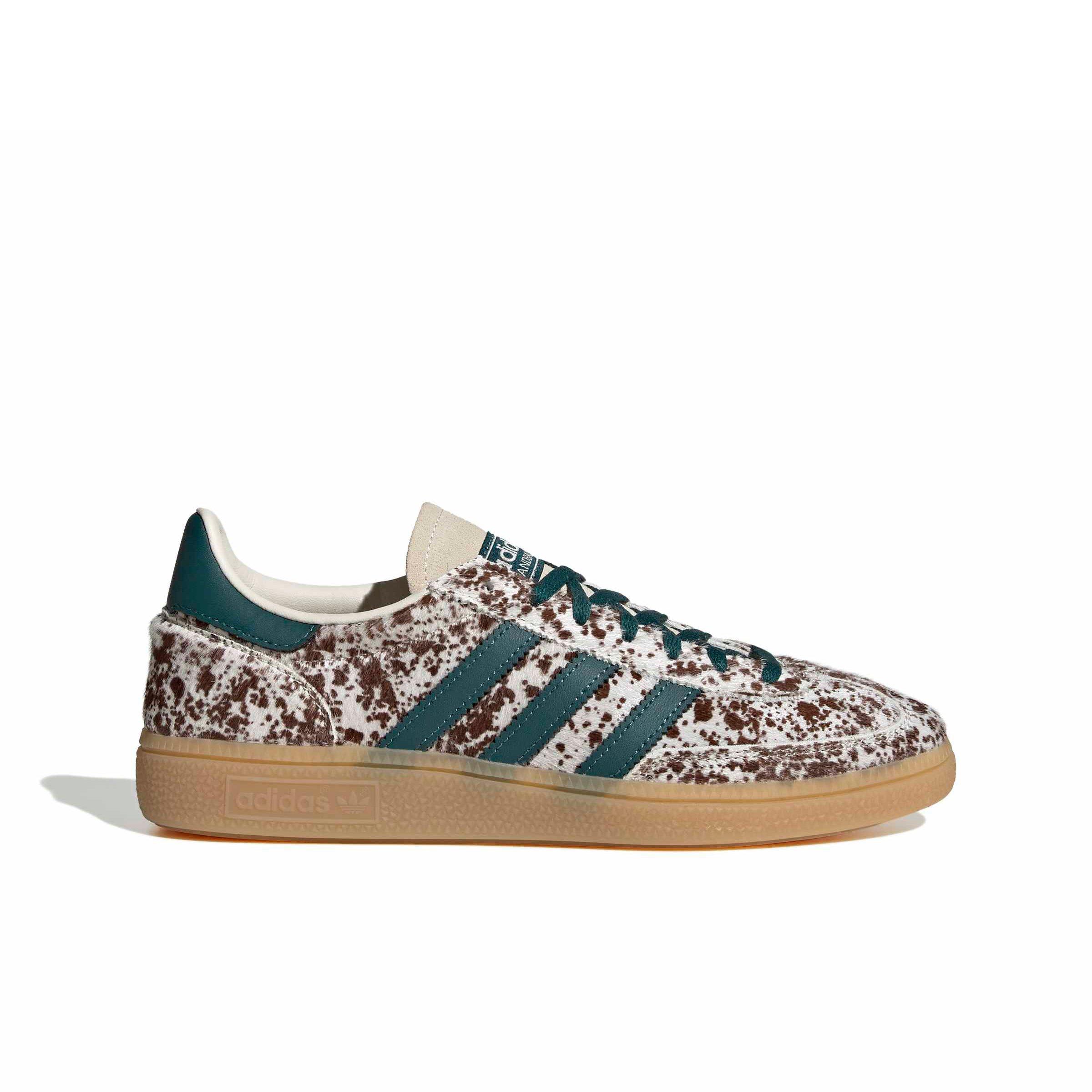 adidas Originals Handball Spezial "Off White/Rich Green/Dark Brown" Women's Shoe - OFF WHITE/GREEN/DK BROWN