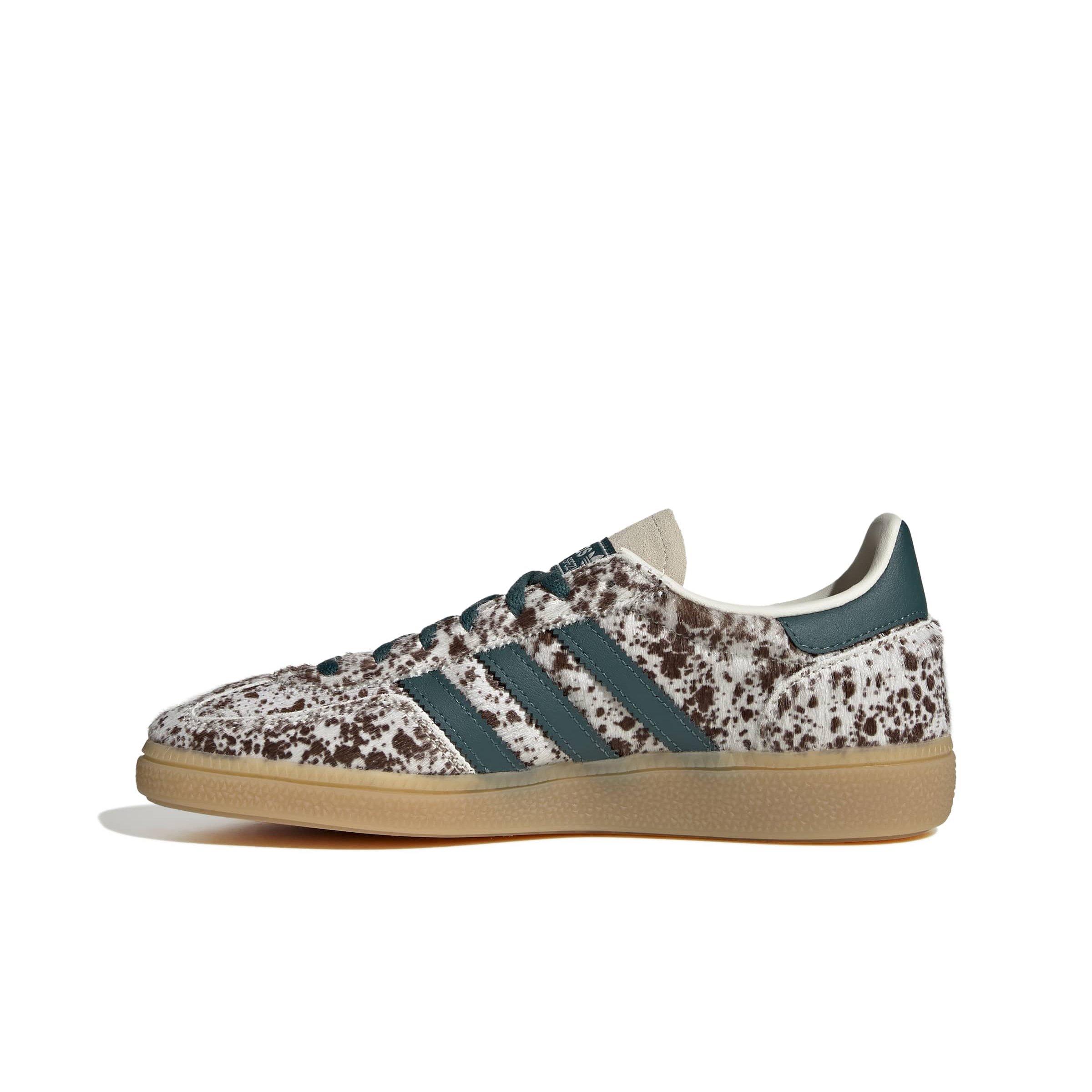 adidas Originals Handball Spezial "Off White/Rich Green/Dark Brown" Women's Shoe - OFF WHITE/GREEN/DK BROWN