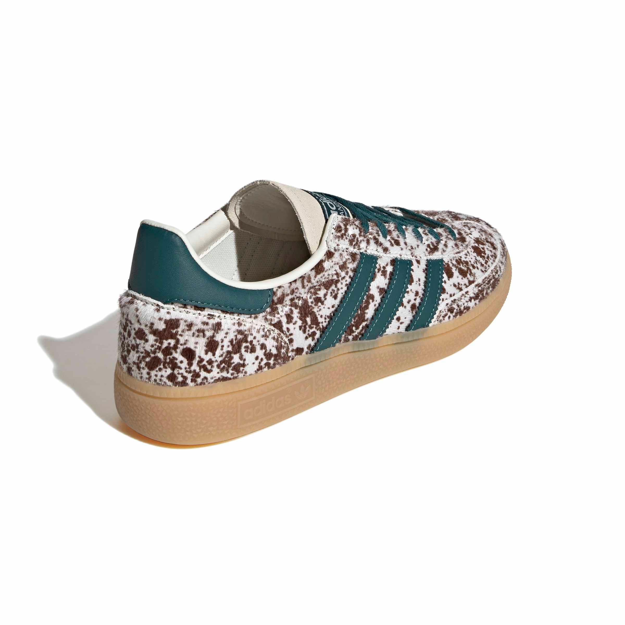 adidas Originals Handball Spezial "Off White/Rich Green/Dark Brown" Women's Shoe - OFF WHITE/GREEN/DK BROWN