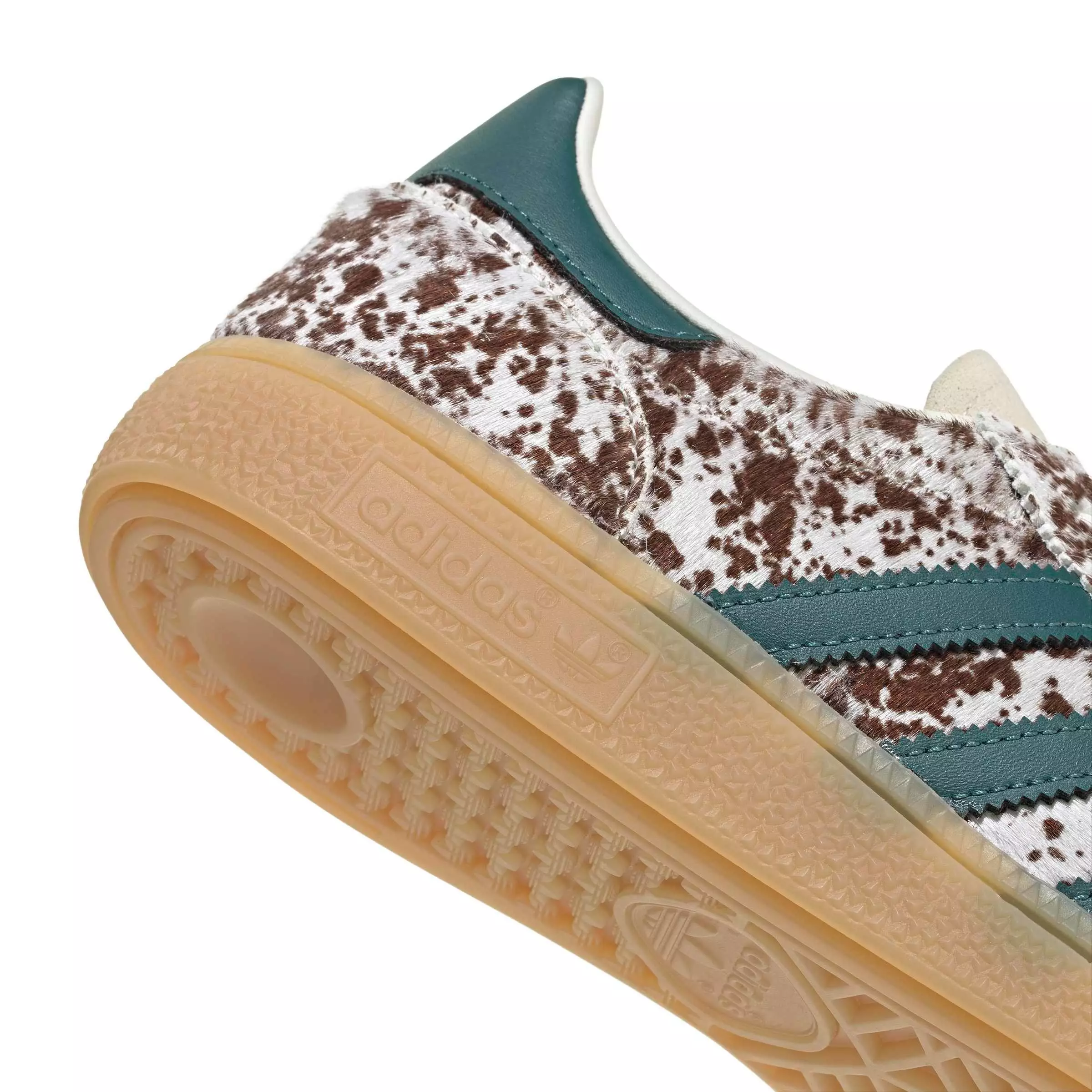 adidas Originals Handball Spezial "Off White/Rich Green/Dark Brown" Women's Shoe - OFF WHITE/GREEN/DK BROWN