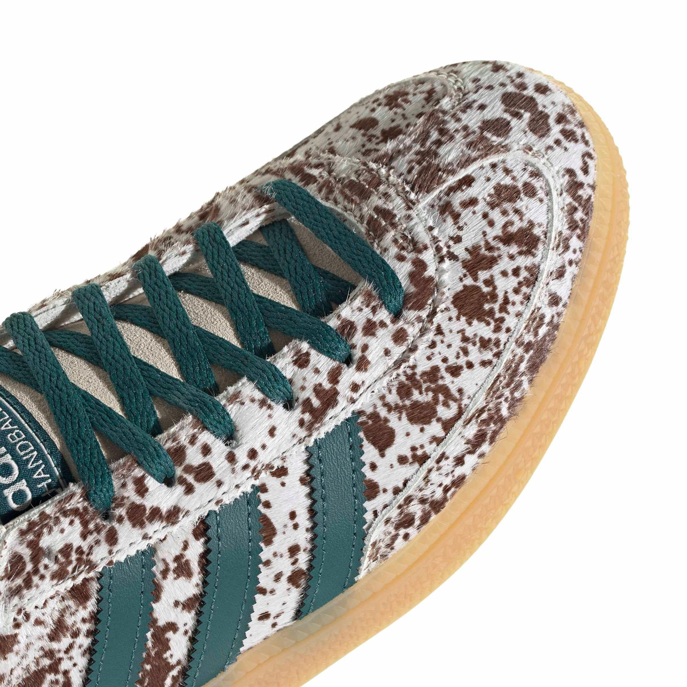 adidas Originals Handball Spezial "Off White/Rich Green/Dark Brown" Women's Shoe - OFF WHITE/GREEN/DK BROWN