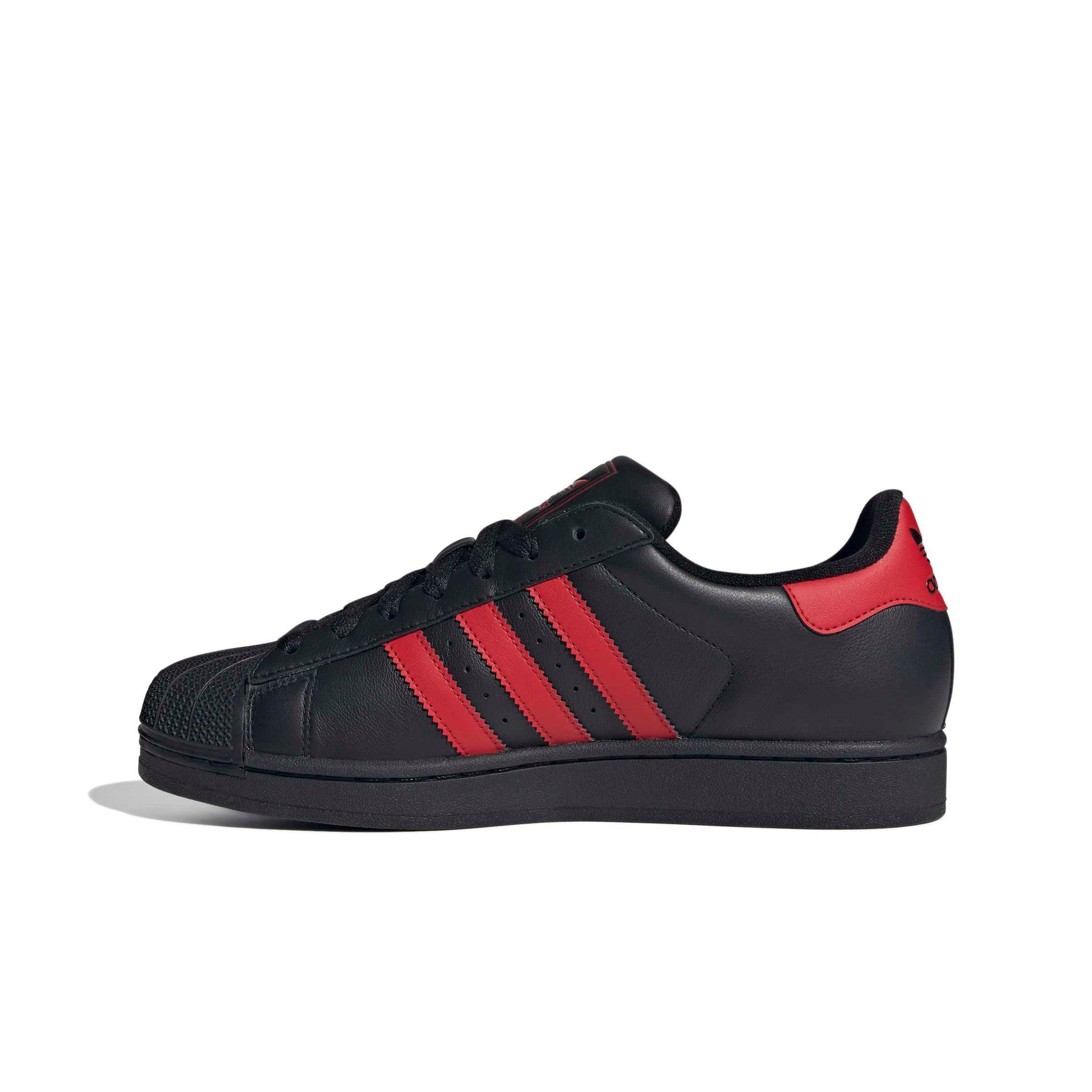adidas Originals Superstar II "Core Black/Better Scarlet/Core Black" Men's Shoe - BLACK/SCARLET/BLACK Thumbnail View 2