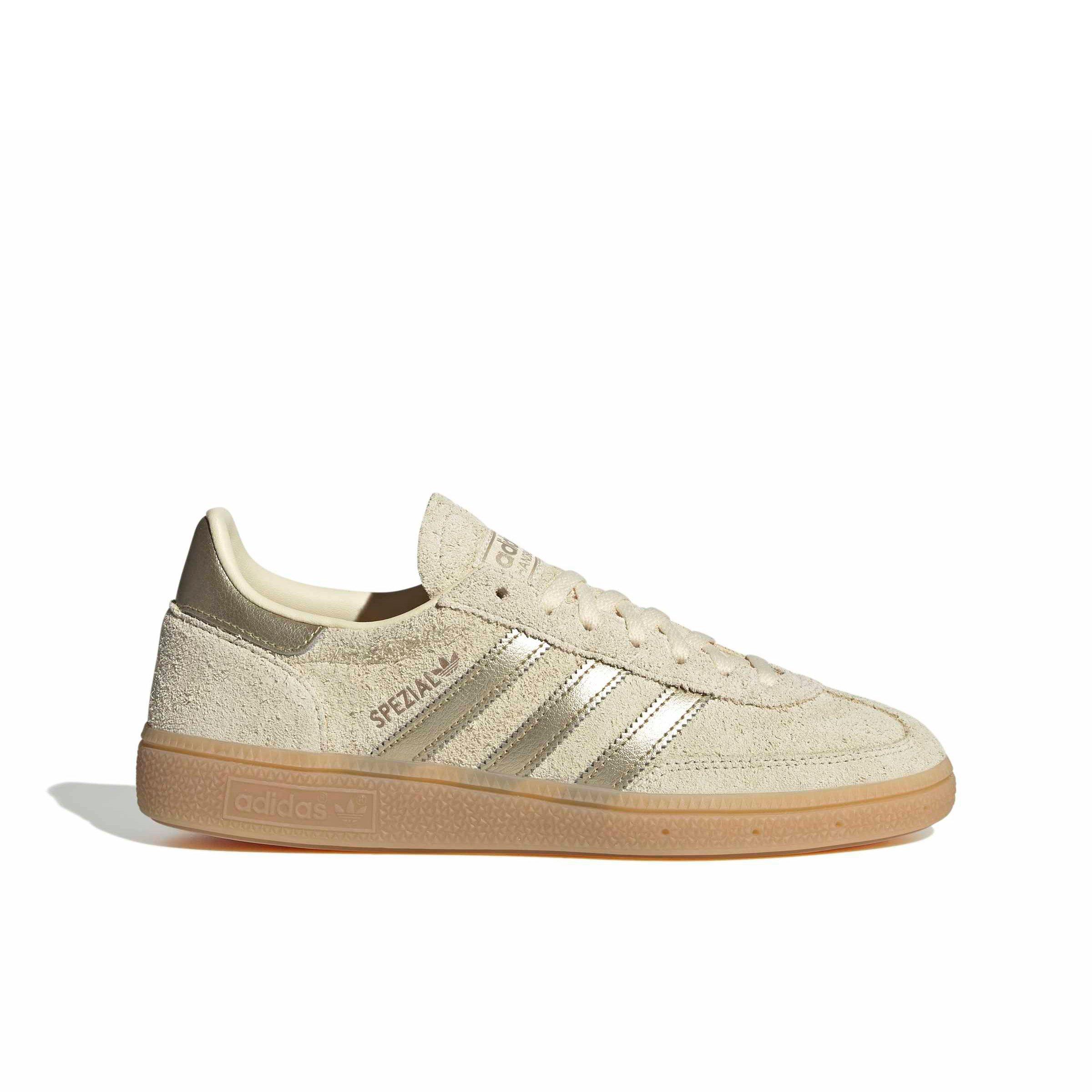 adidas Originals Handball Spezial "Warm Vanilla/Thermal Chrome/Gum 3" Women's Shoe - VANILLA/CHROME/GUM