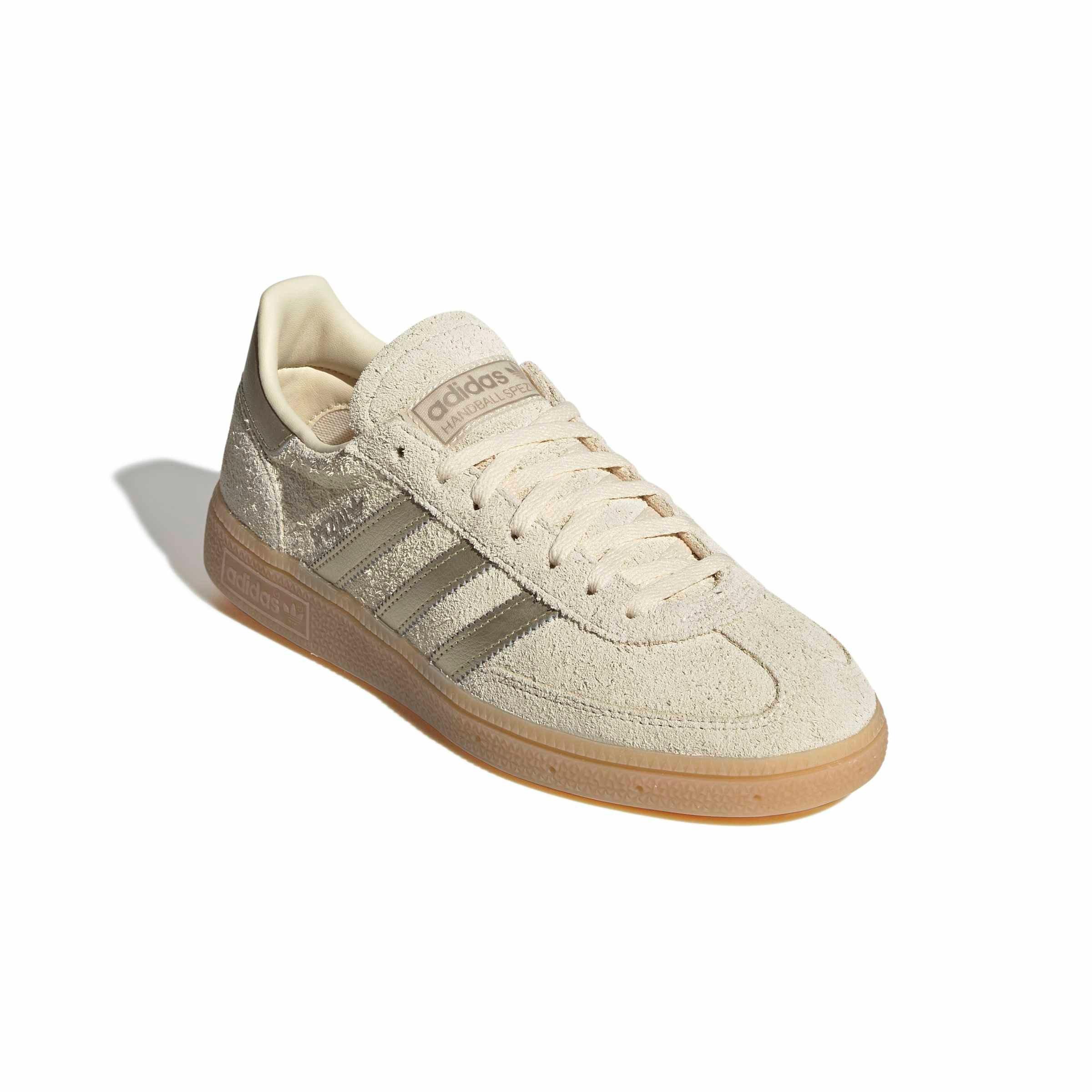 adidas Originals Handball Spezial "Warm Vanilla/Thermal Chrome/Gum 3" Women's Shoe - VANILLA/CHROME/GUM