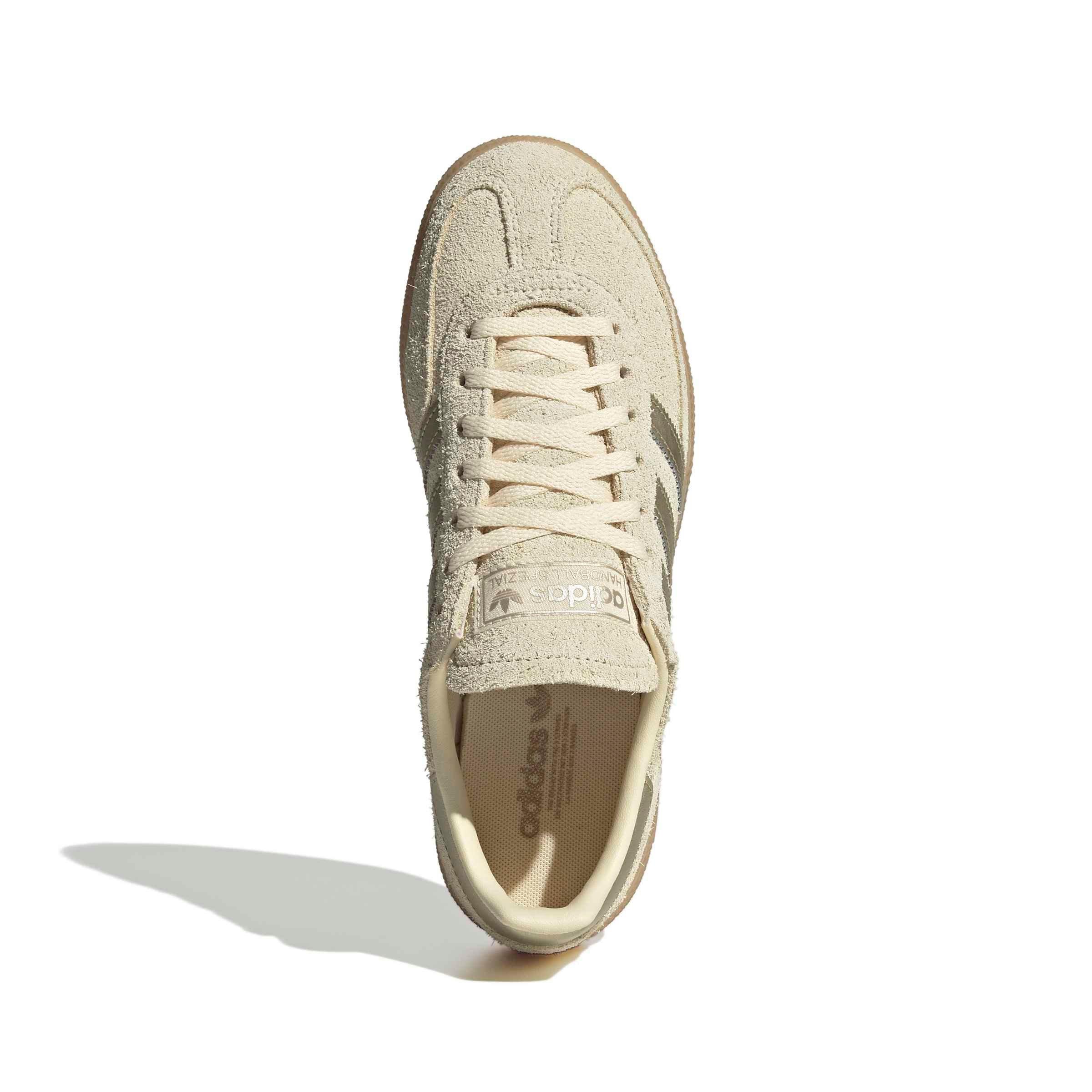 adidas Originals Handball Spezial "Warm Vanilla/Thermal Chrome/Gum 3" Women's Shoe - VANILLA/CHROME/GUM