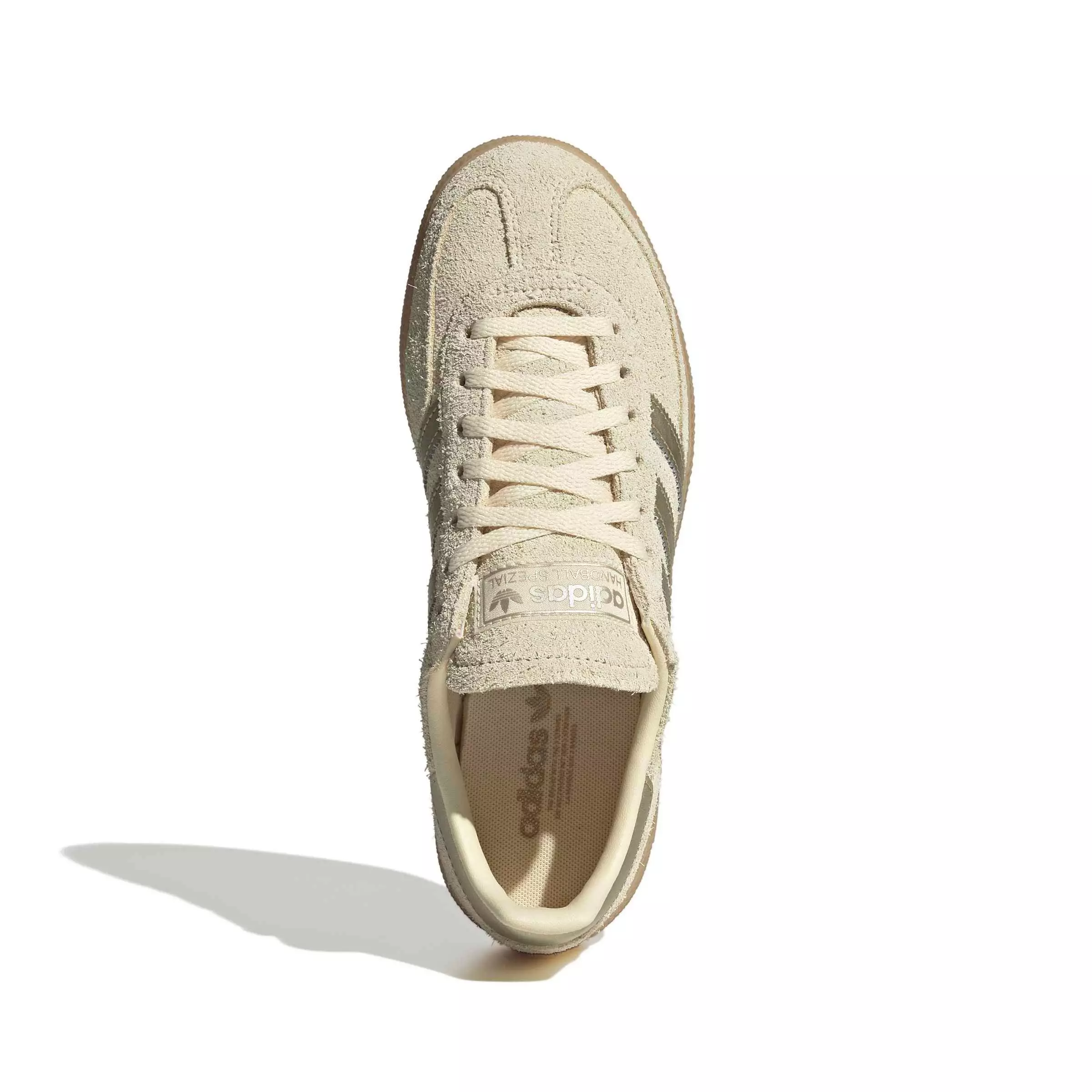 adidas Originals Handball Spezial "Warm Vanilla/Thermal Chrome/Gum 3" Women's Shoe - VANILLA/CHROME/GUM