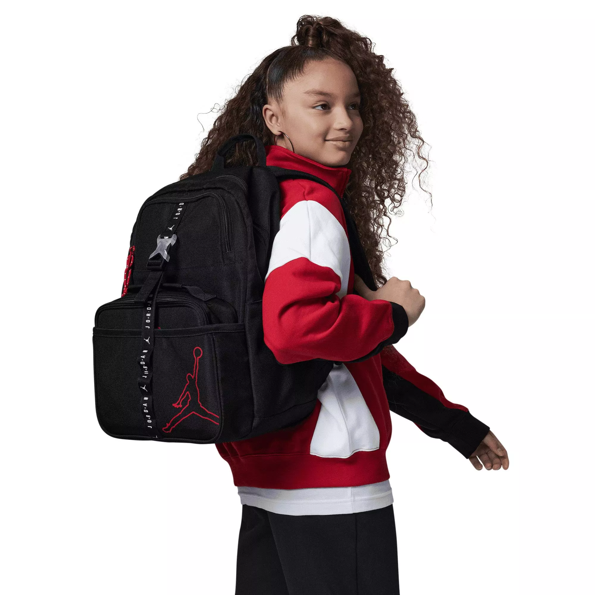 Jordan Air Lunch Box & Backpack Combo - Black - BLACK