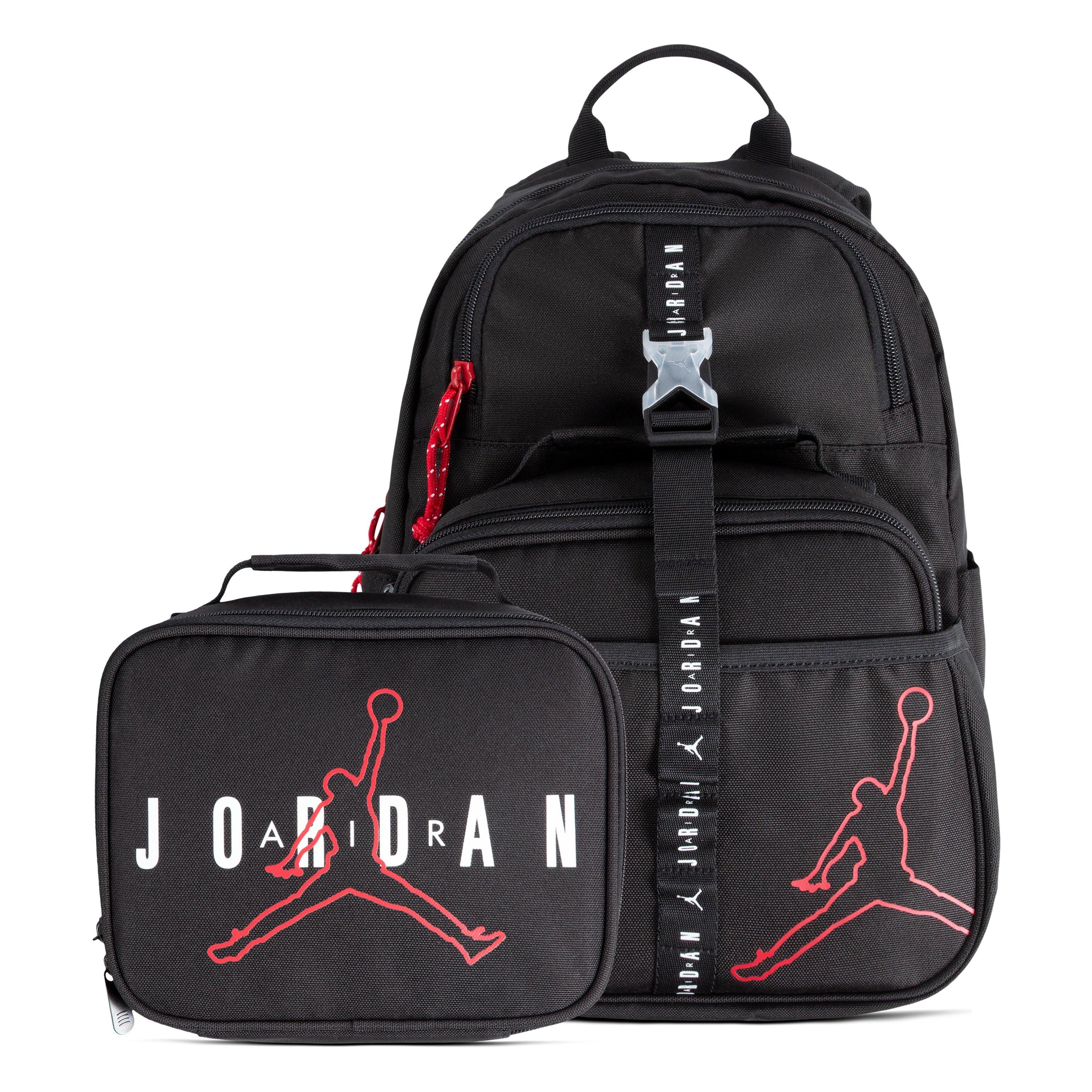 Jordan Air Lunch Box & Backpack Combo - Black