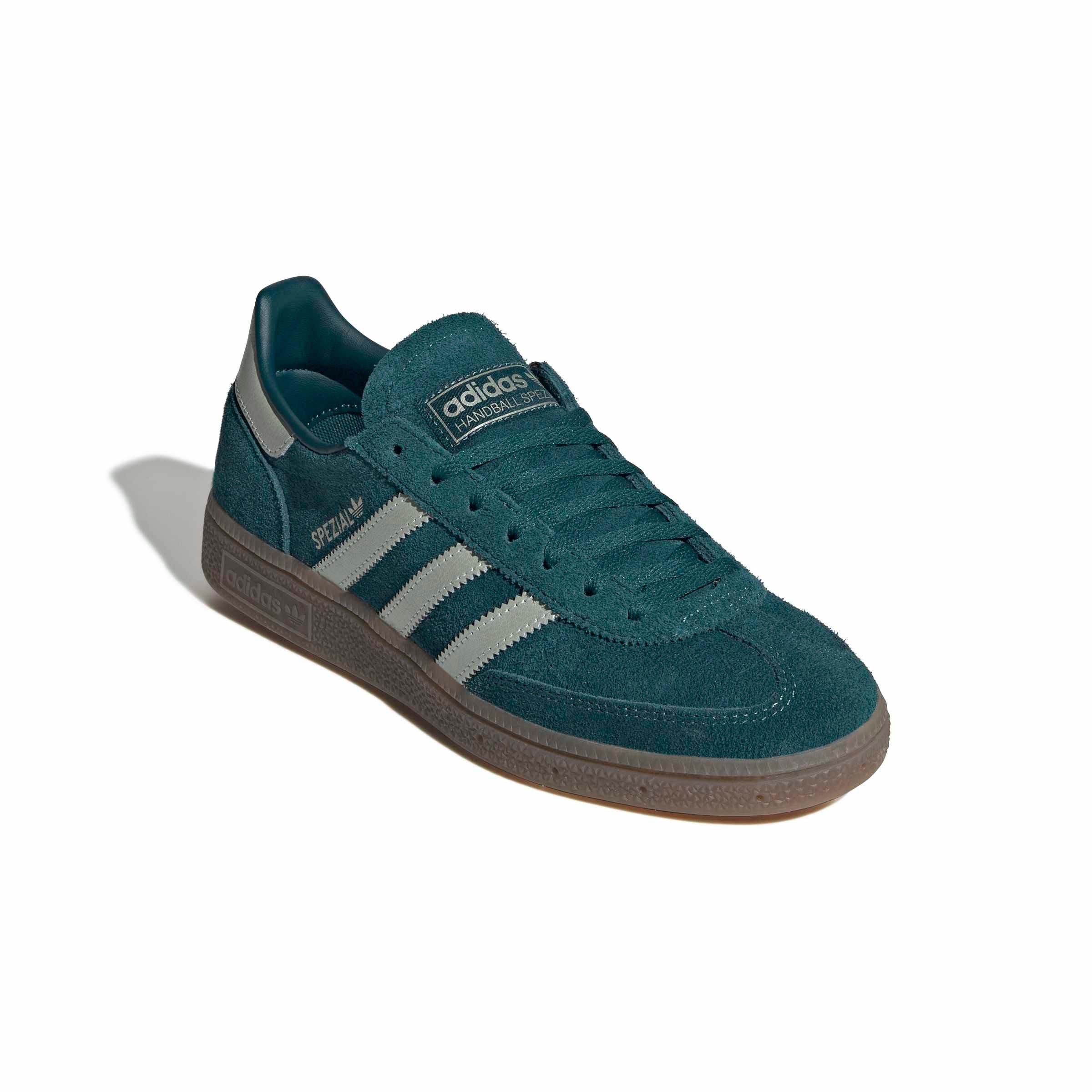 adidas Originals Handball Spezial "Rich Green/Gum 5" Women's Shoe - GREEN/GUM