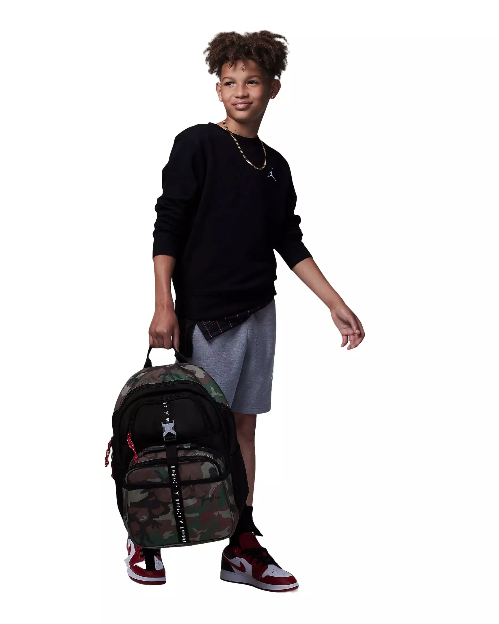 Jordan Air Lunch Box & Backpack Combo - Camouflage - BLACK/CAMO