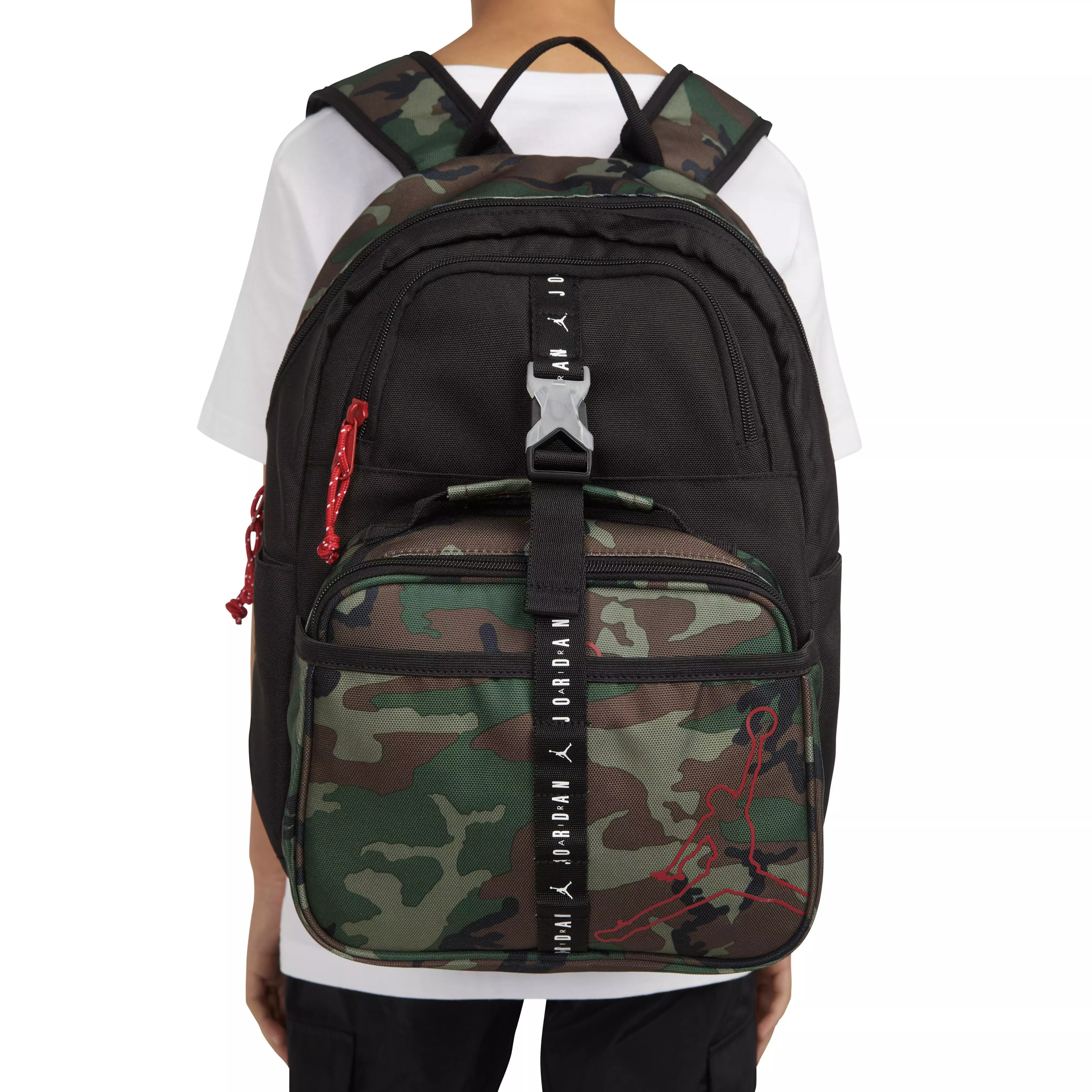 Jordan Air Lunch Box & Backpack Combo - Camouflage - BLACK/CAMO