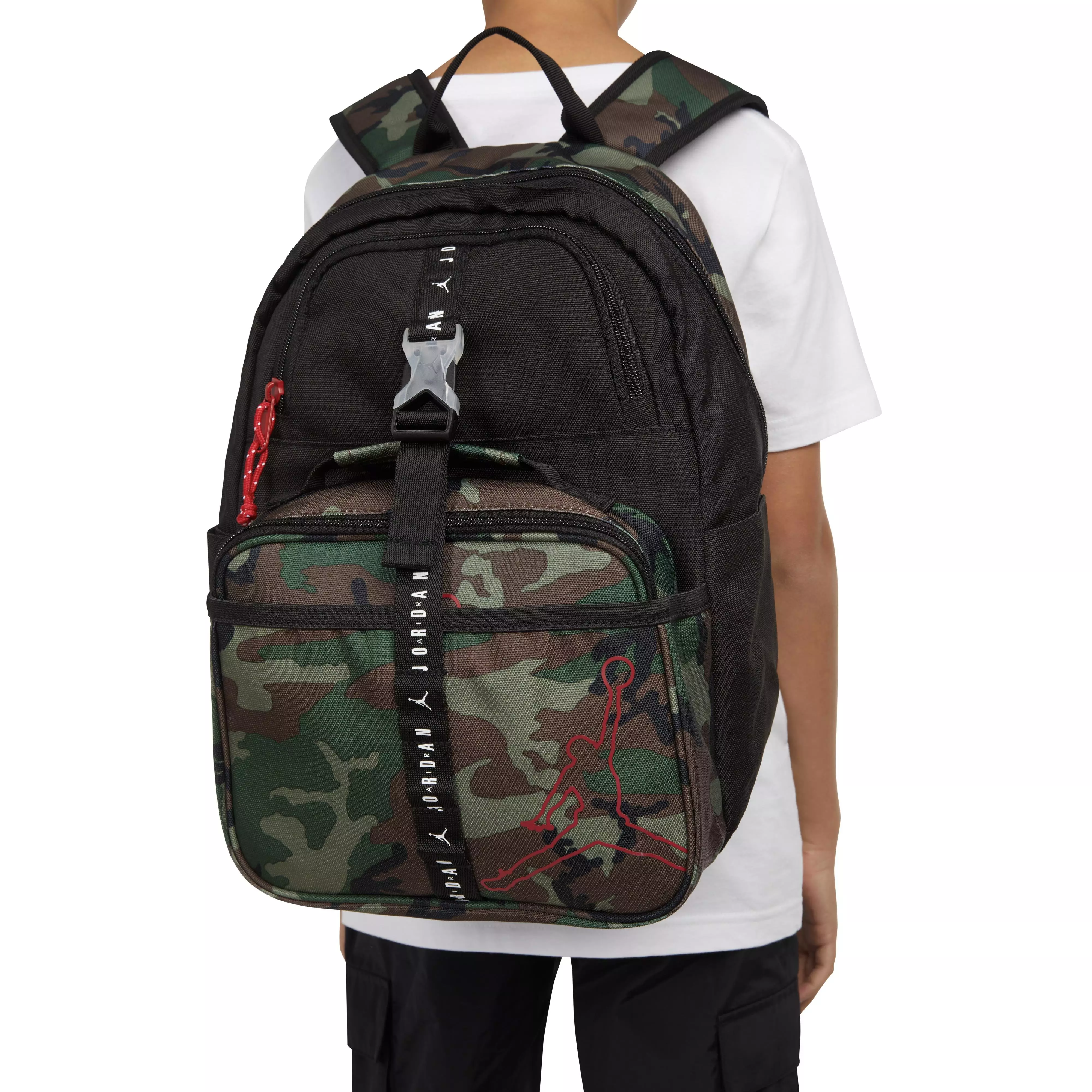 Jordan Air Lunch Box & Backpack Combo - Camouflage - BLACK/CAMO