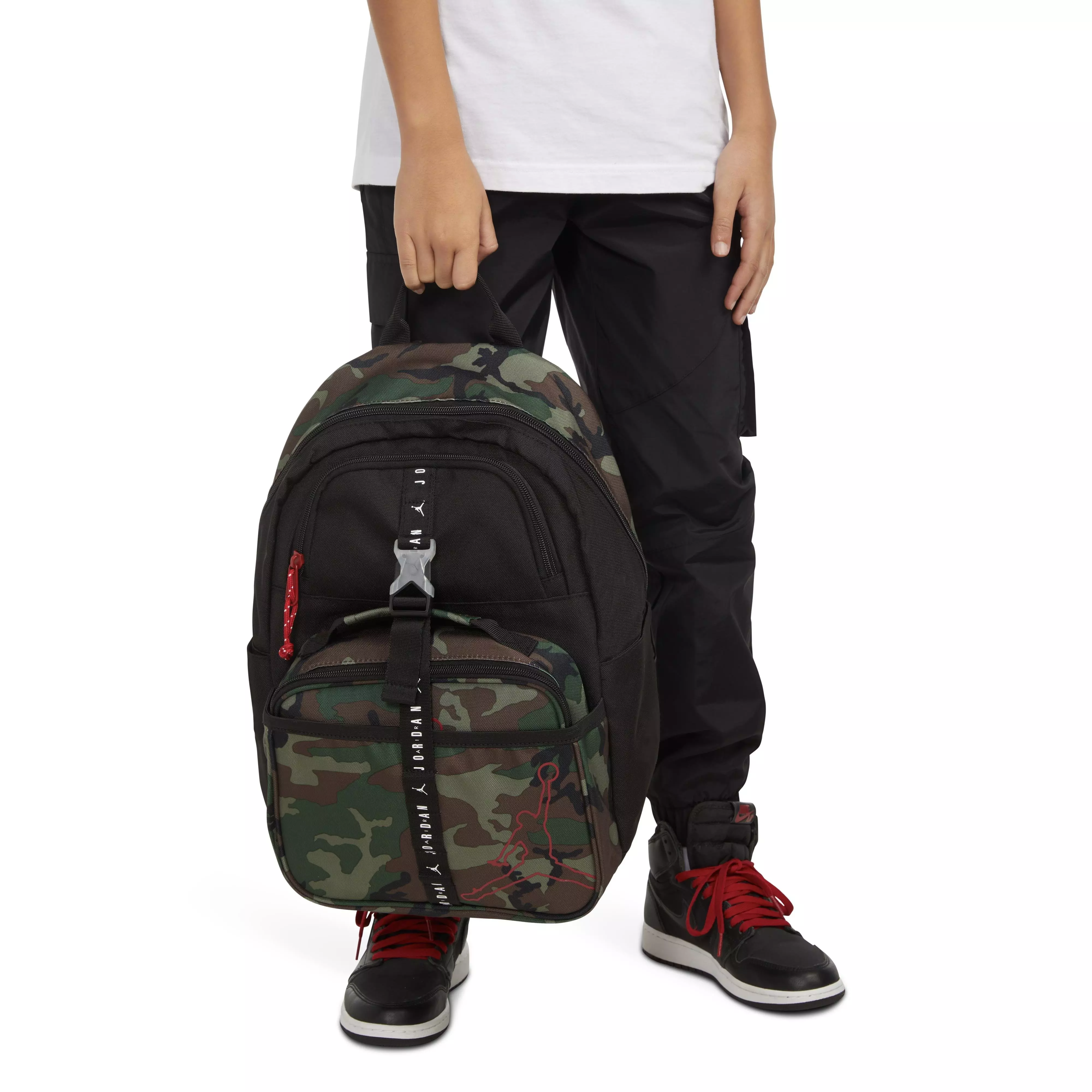 Jordan Air Lunch Box & Backpack Combo - Camouflage - BLACK/CAMO