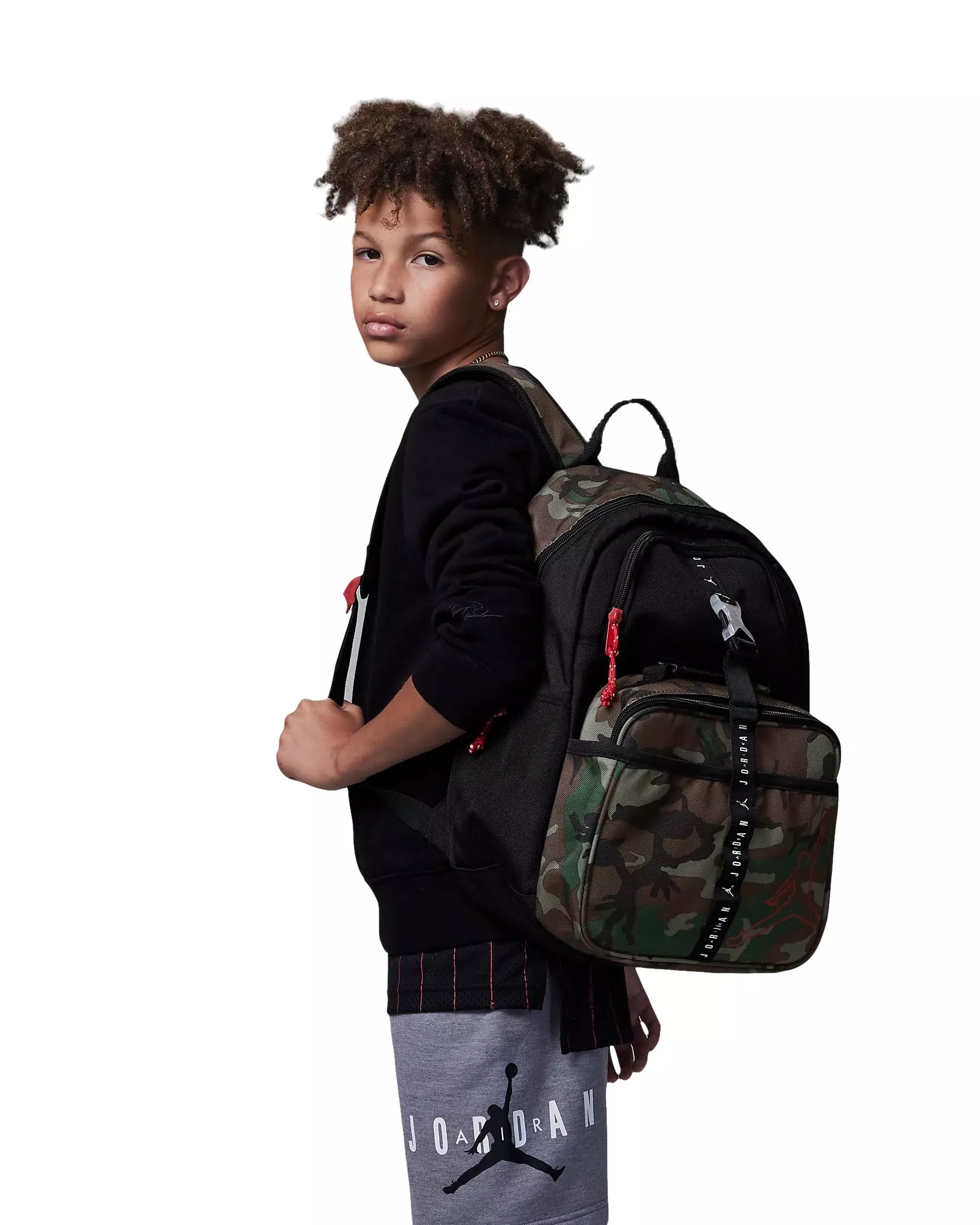 Jordan Air Lunch Box & Backpack Combo - Camouflage - BLACK/CAMO