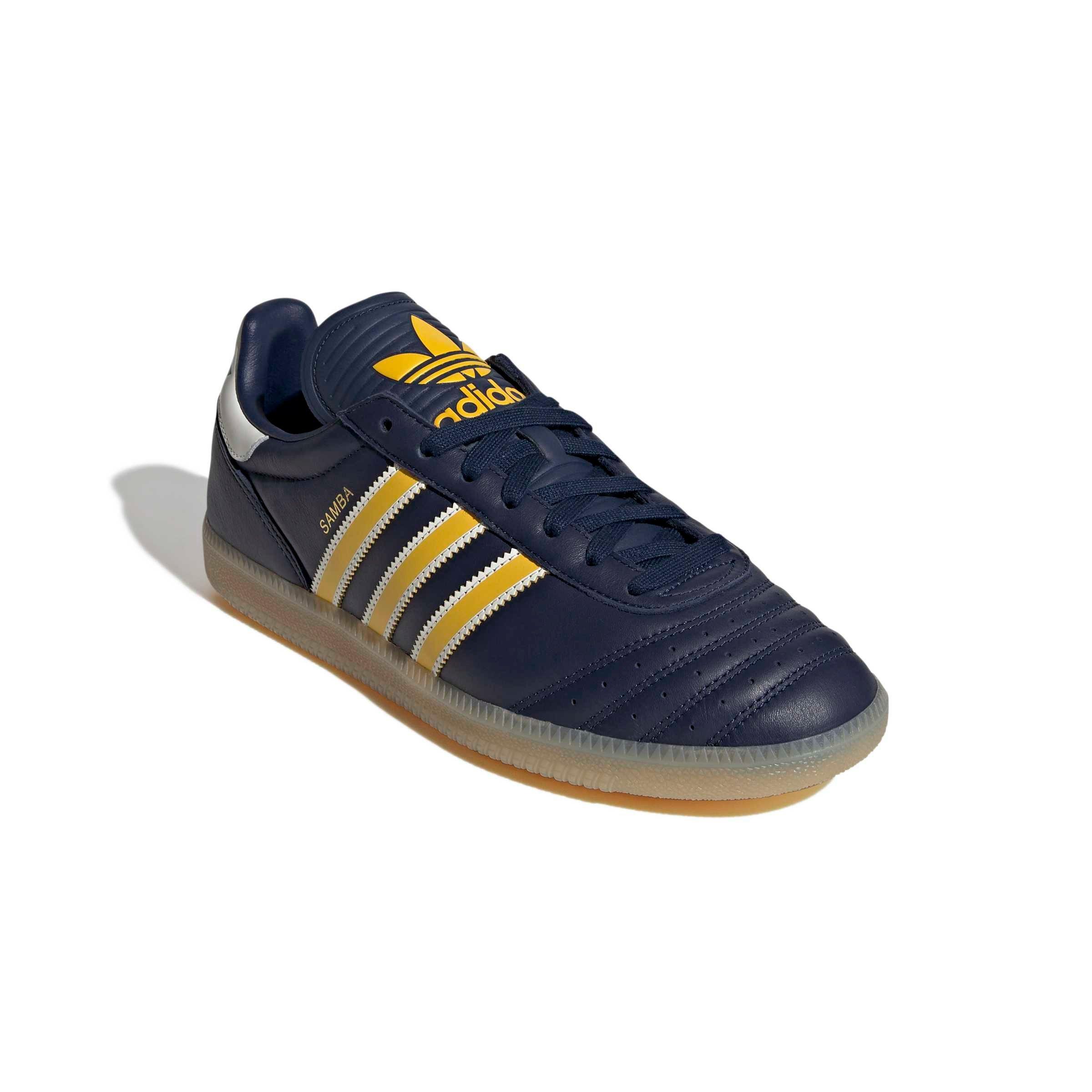 adidas Originals Samba JP "Night Indigo/Off White/Gum 3" Men's Shoe - INDIGO/OFF WHITE/GUM Thumbnail View 3