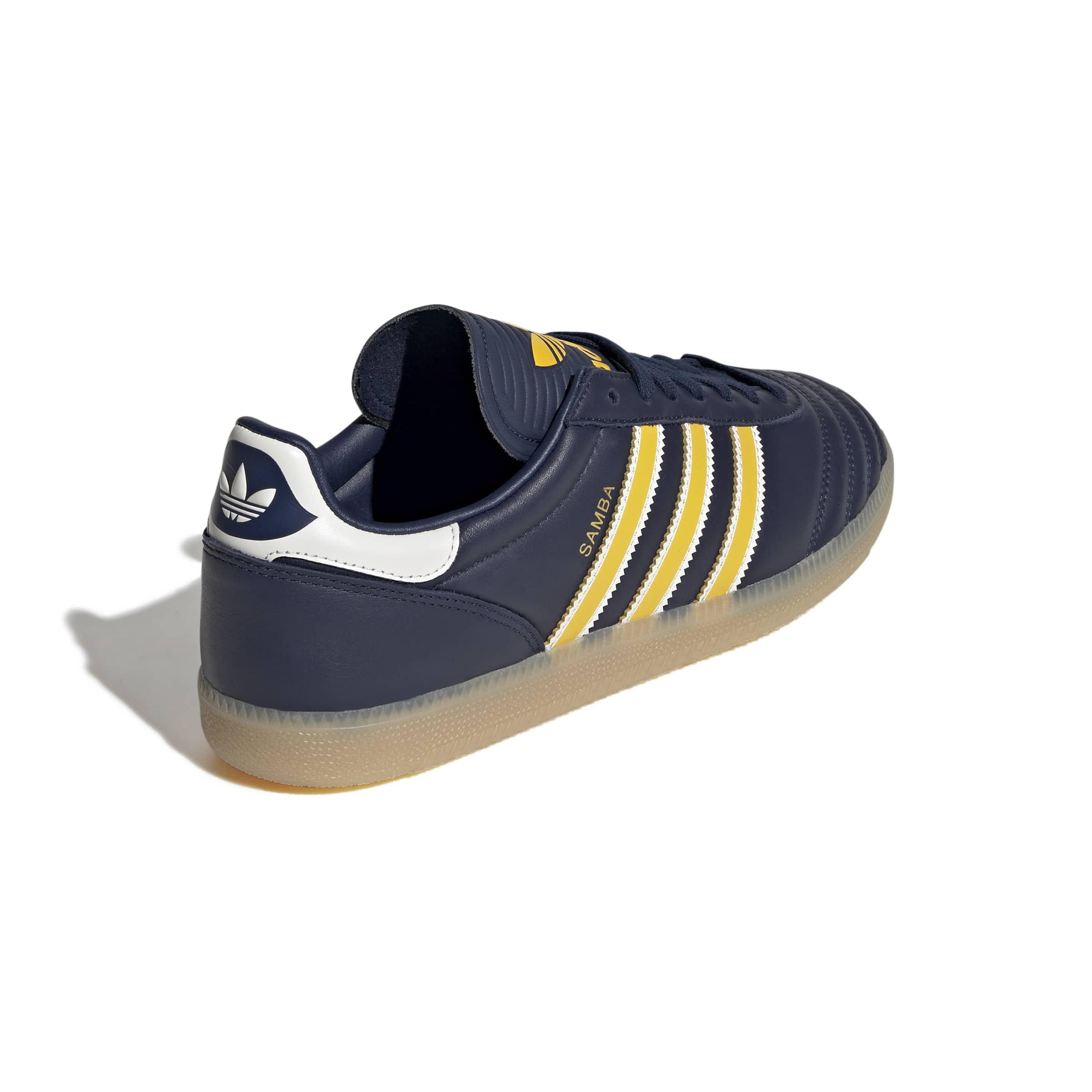 adidas Originals Samba JP "Night Indigo/Off White/Gum 3" Men's Shoe - INDIGO/OFF WHITE/GUM Thumbnail View 4
