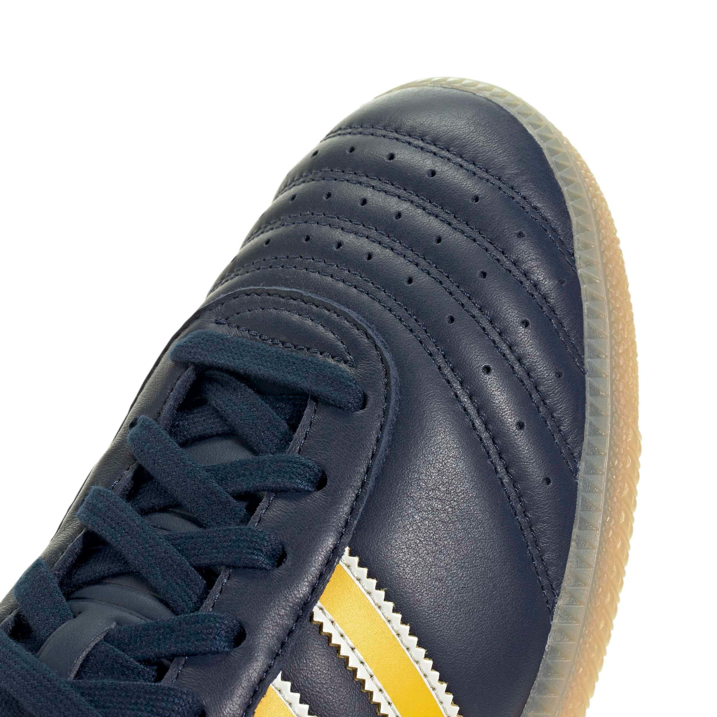 adidas Samba JP Shoes - Unisex - Night Indigo / Off White / Gum - M 9.5 / W 10.5