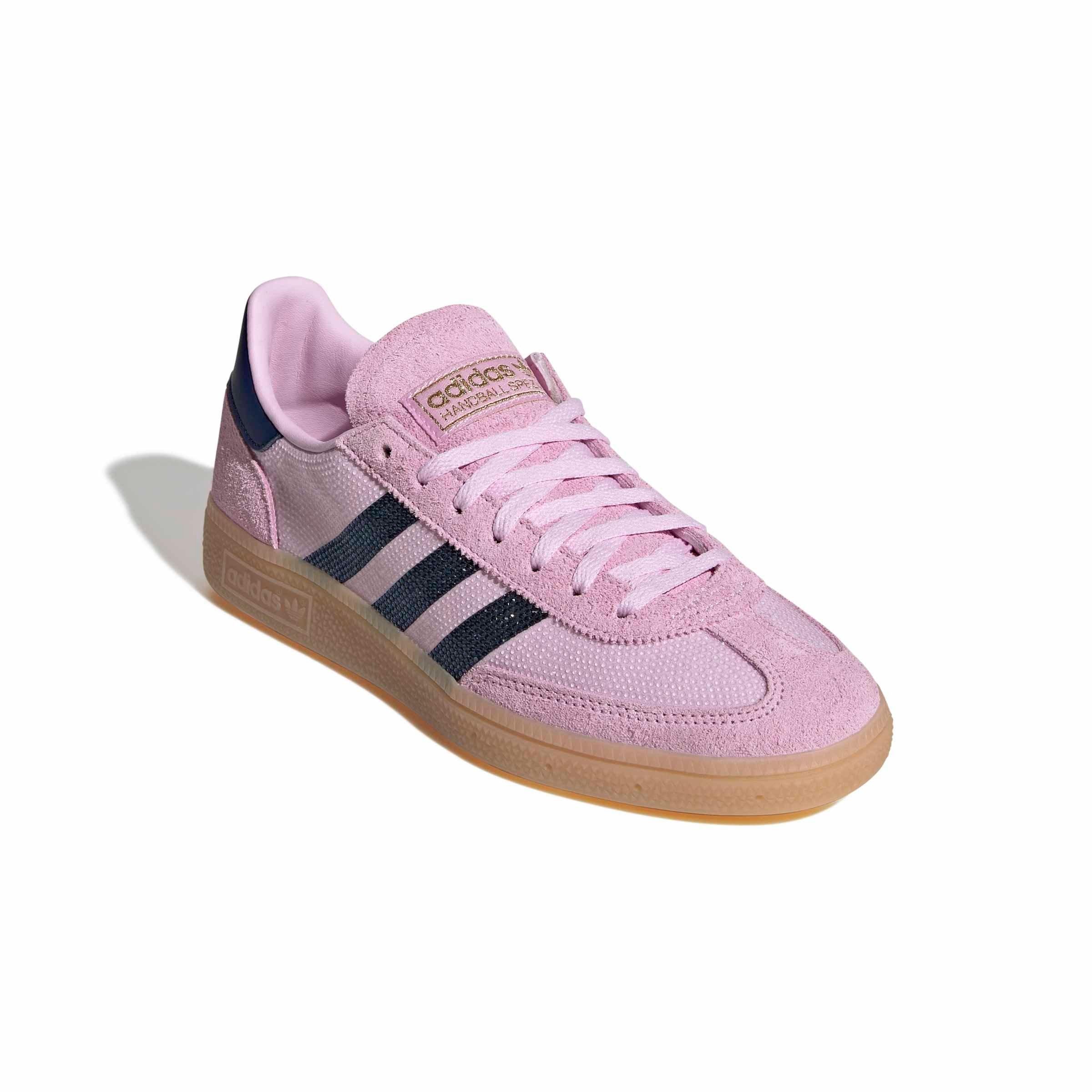 adidas Originals Handball Spezial "Orchid Fusion/Dark Blue/Gold Metallic" Women's Shoe - ORCHID/DK BLUE/GOLD