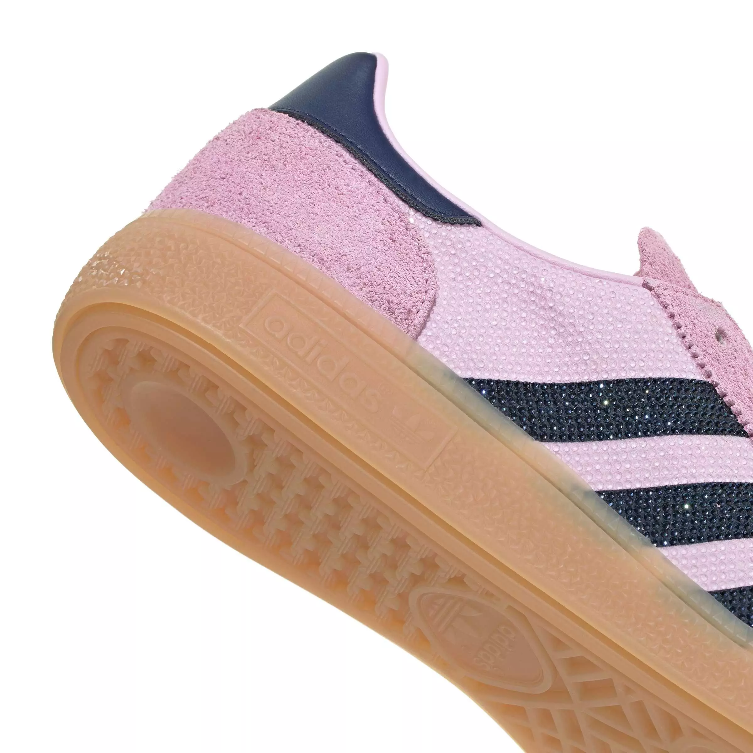 adidas Originals Handball Spezial "Orchid Fusion/Dark Blue/Gold Metallic" Women's Shoe - ORCHID/DK BLUE/GOLD