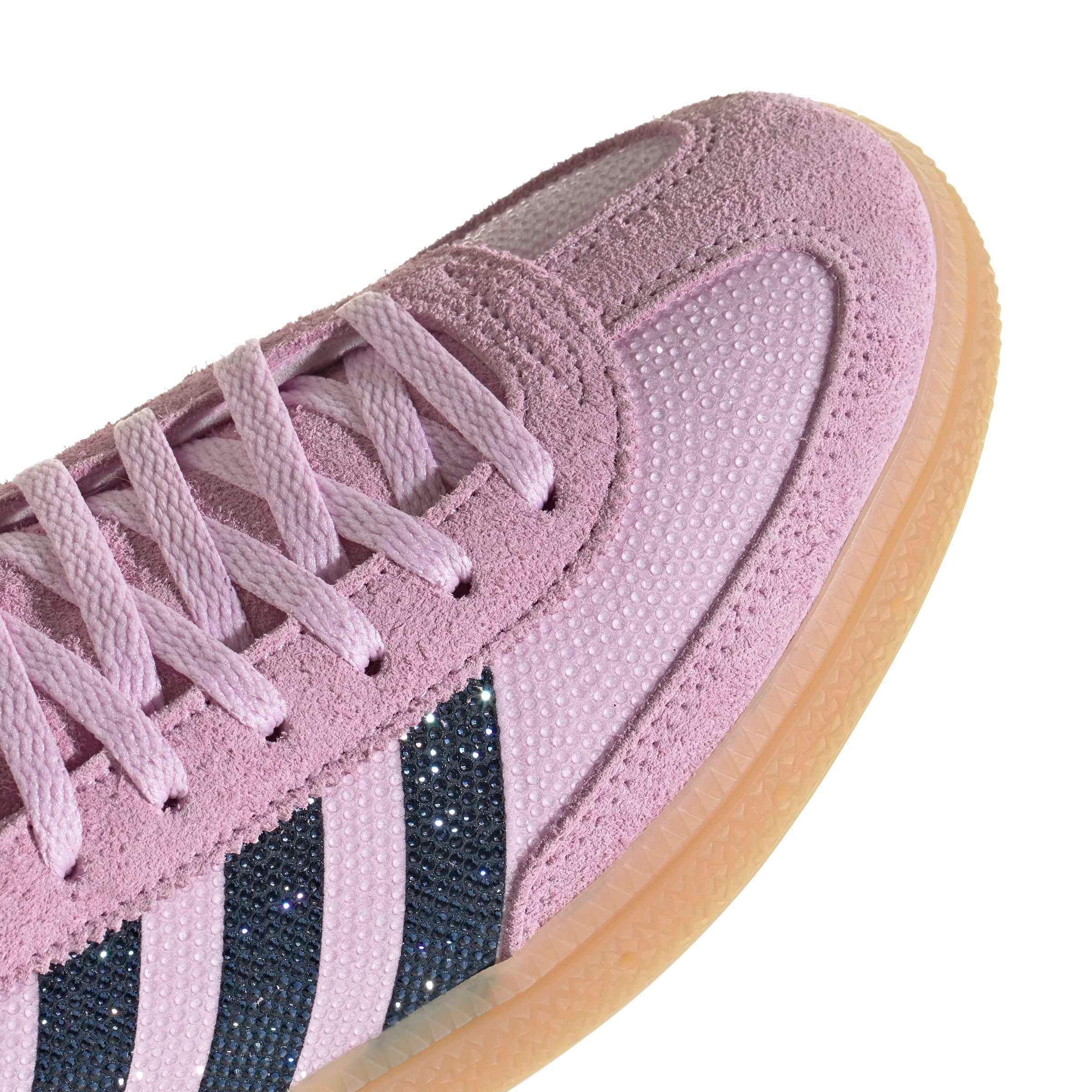adidas Originals Handball Spezial "Orchid Fusion/Dark Blue/Gold Metallic" Women's Shoe - ORCHID/DK BLUE/GOLD
