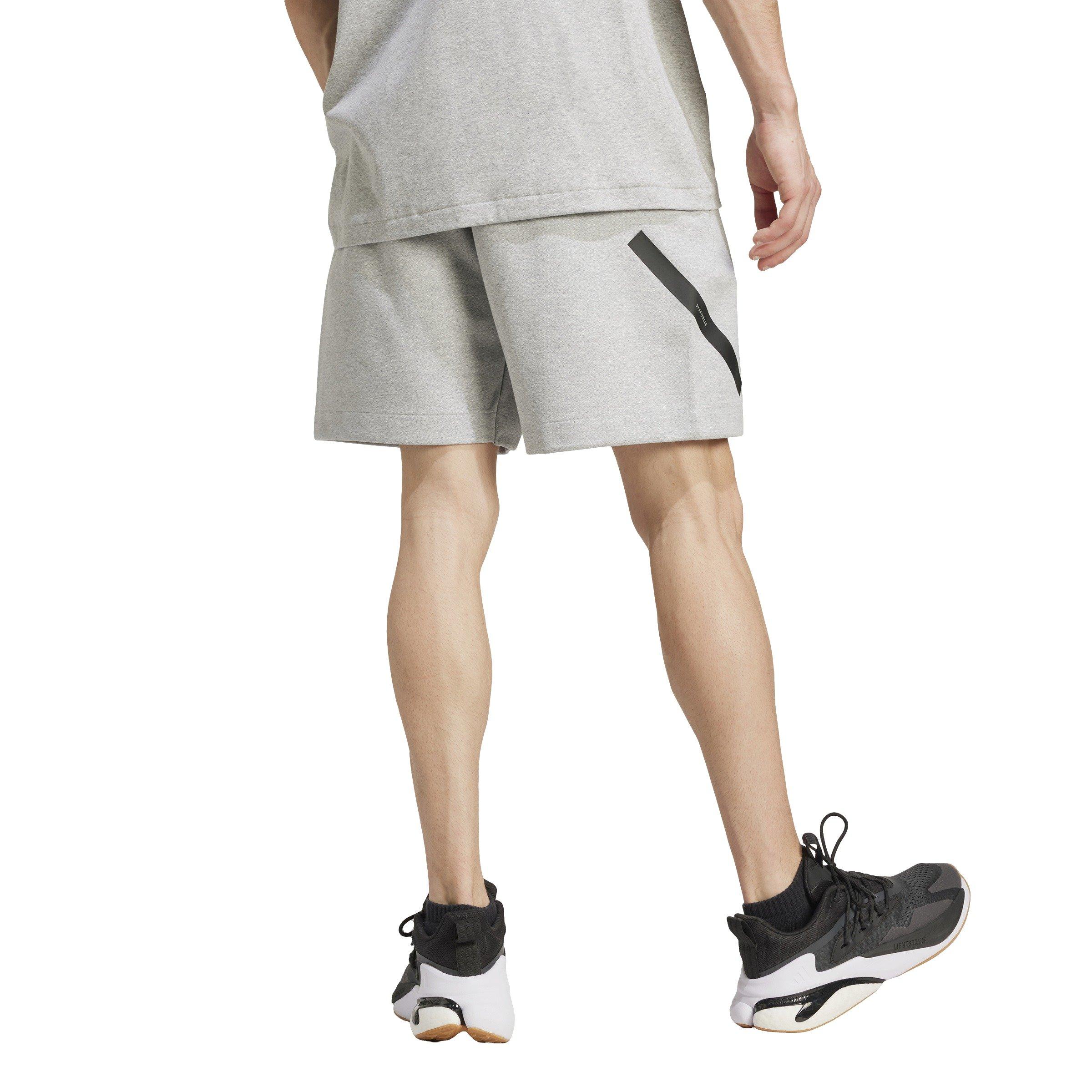 adidas Men's Z.N.E. Shorts - Grey - GREY Thumbnail View 2