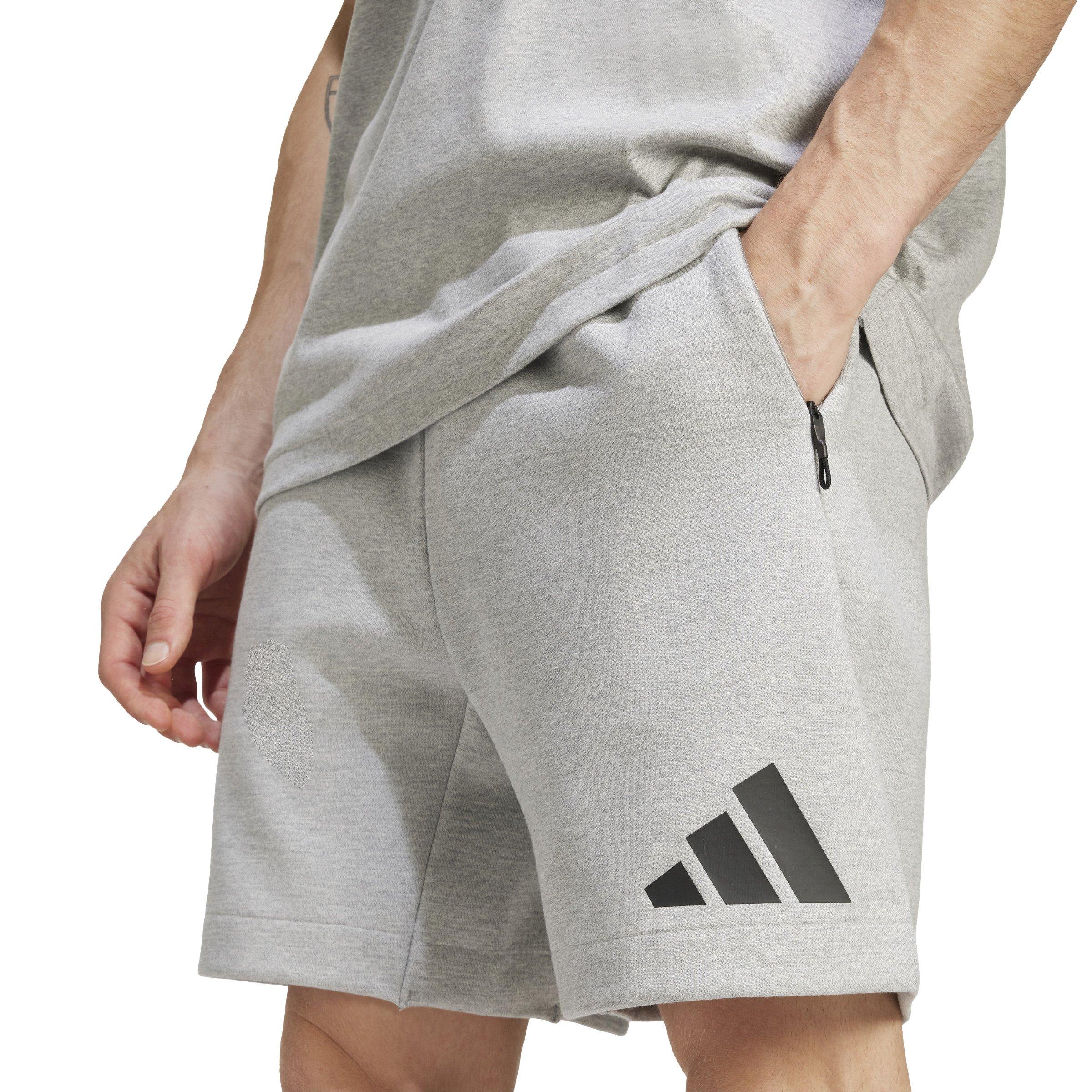 adidas Men's Z.N.E. Shorts - Grey - GREY Thumbnail View 3