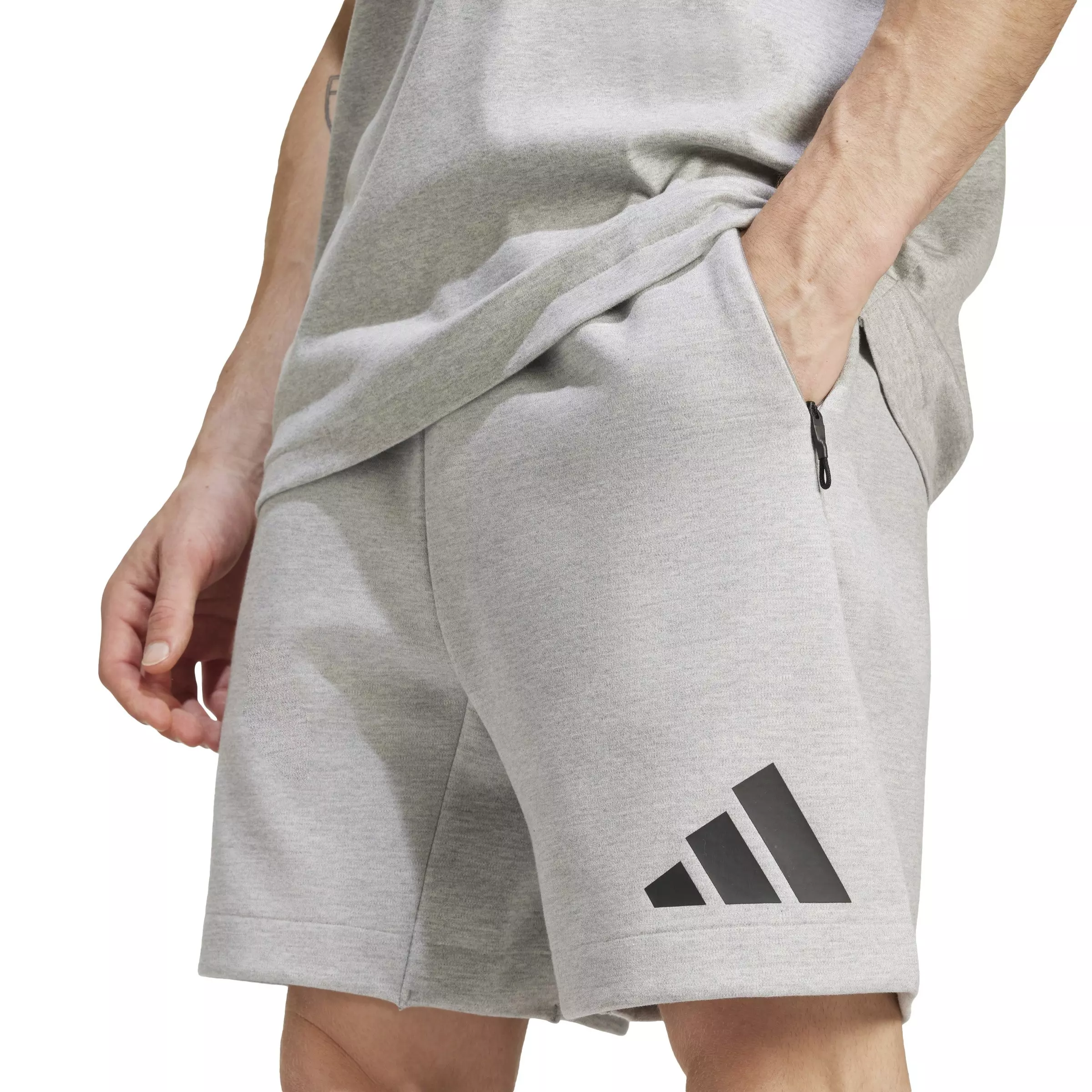adidas Men's Z.N.E. Shorts - Grey - GREY
