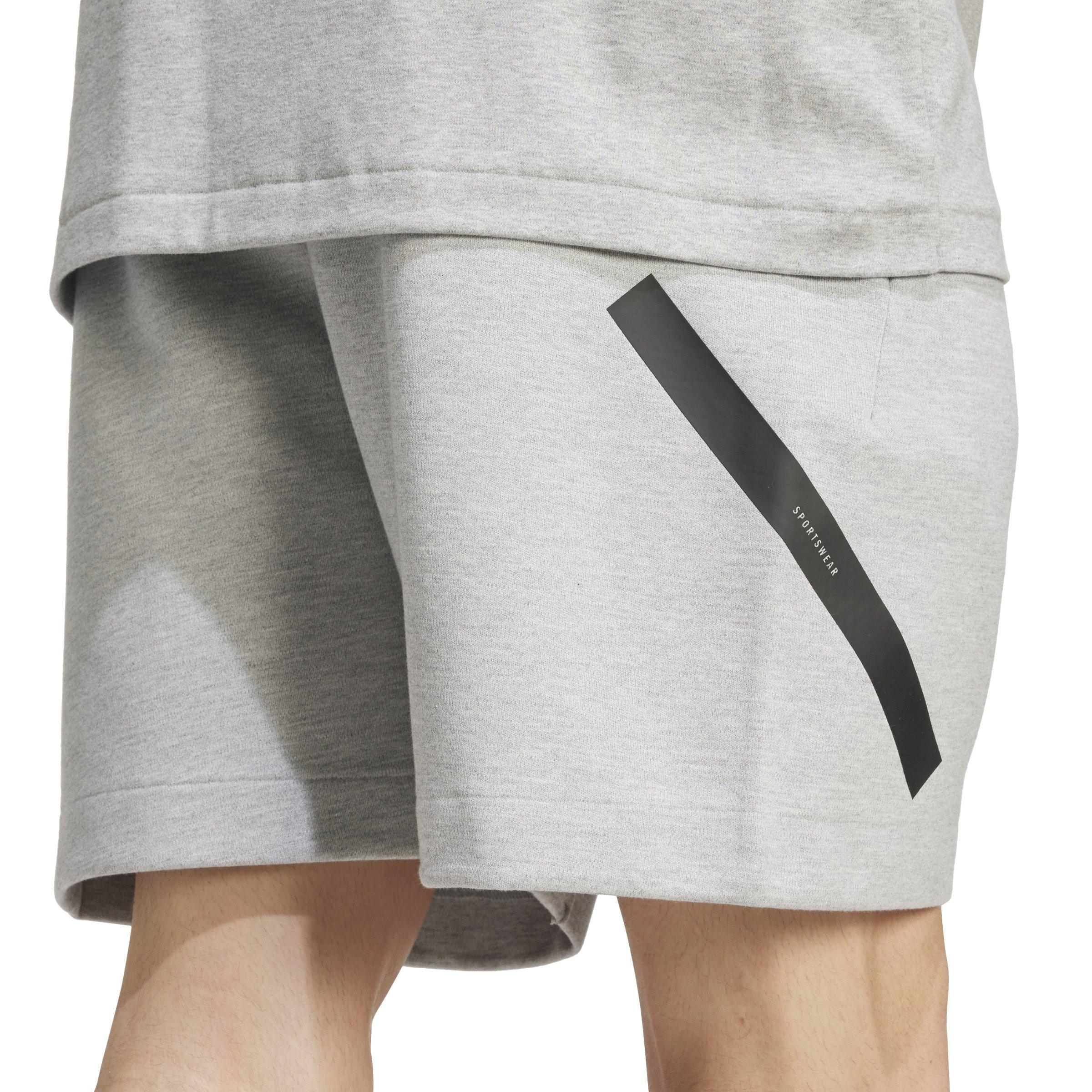 adidas Men's Z.N.E. Shorts - Grey - GREY Thumbnail View 4
