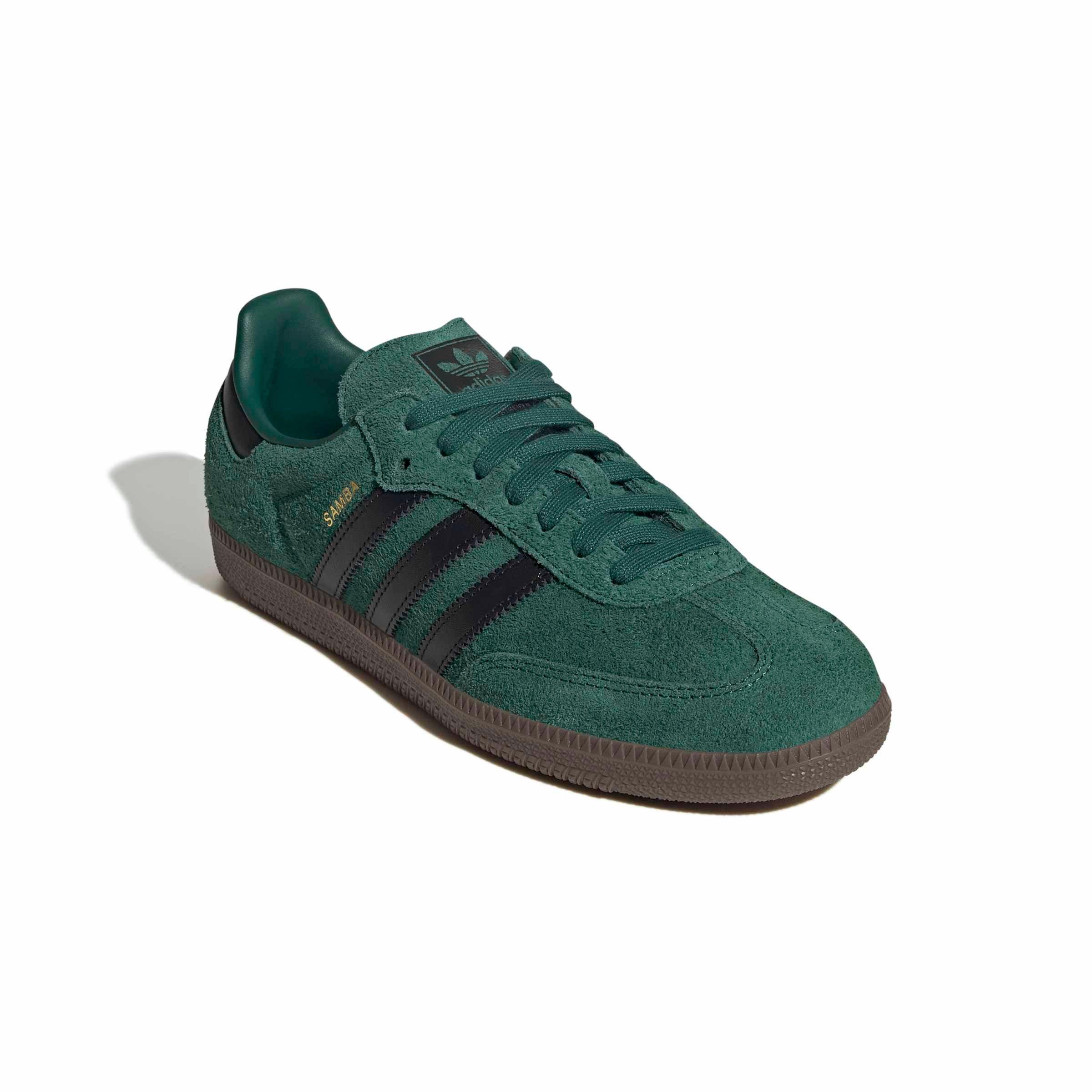 adidas Originals Samba OG "Collegiate Green/Core Black/Gum 5" Men's Shoe - GREEN/BLACK/GUM Thumbnail View 3