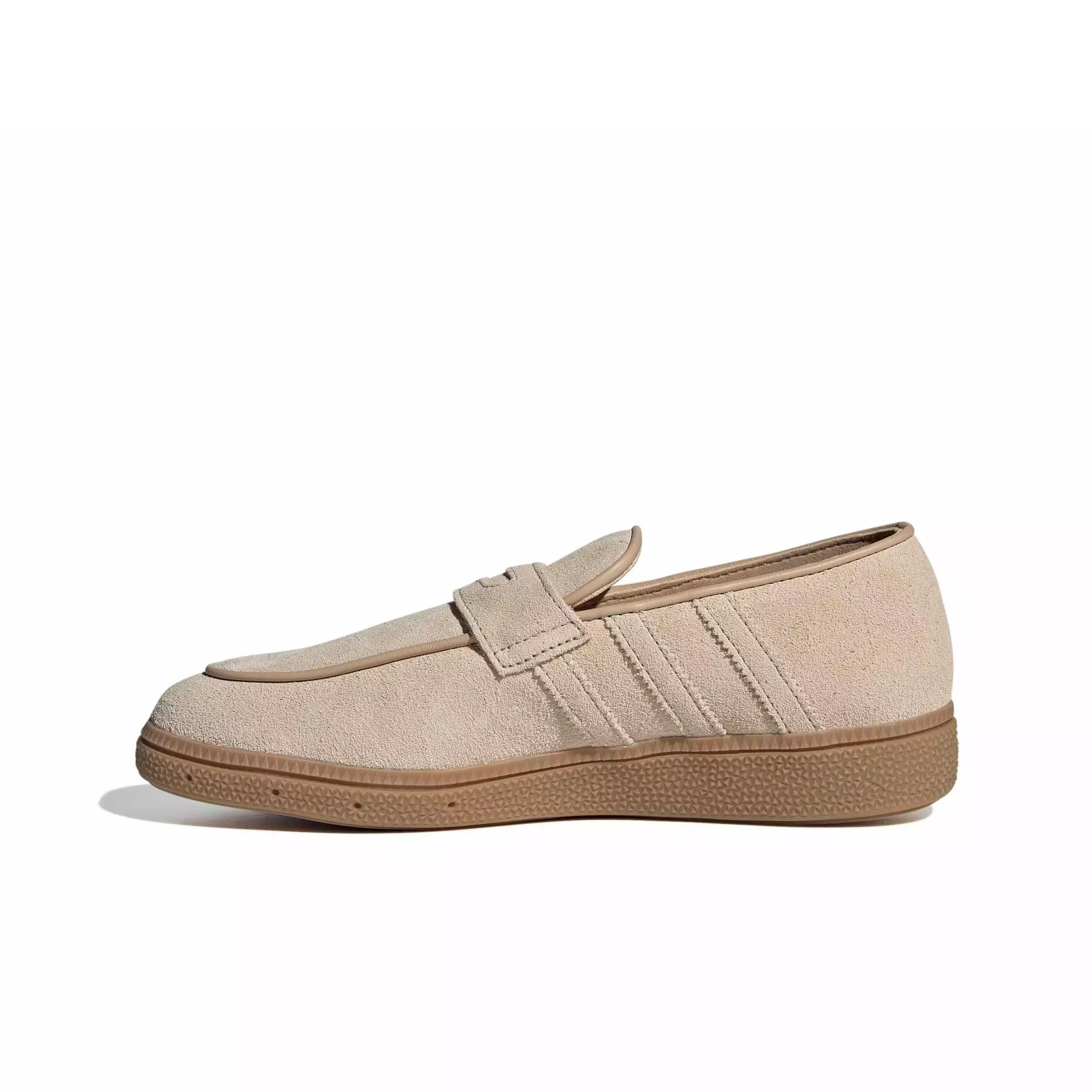 adidas Originals Handball Spezial Loafer "Magic Beige/Magic Beige/Gum 4" Women's Shoe - BEIGE/BEIGE/GUM