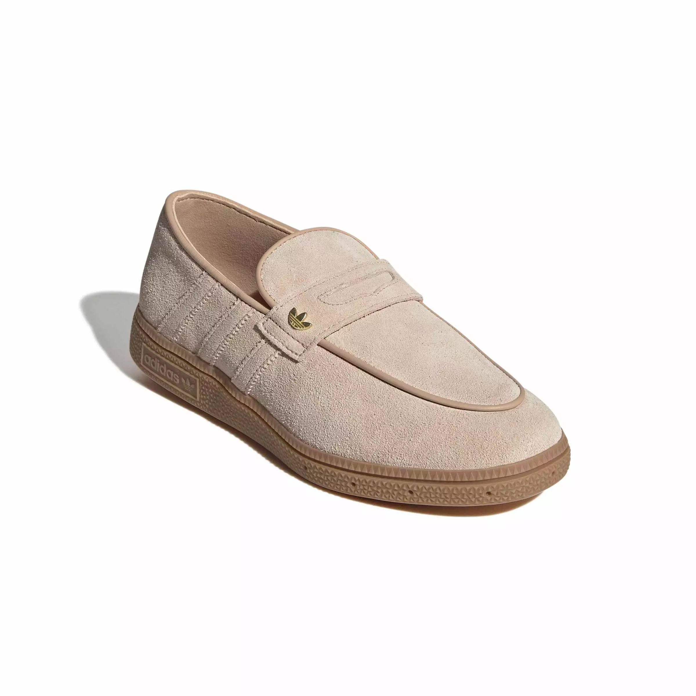 adidas Originals Handball Spezial Loafer "Magic Beige/Magic Beige/Gum 4" Women's Shoe - BEIGE/BEIGE/GUM
