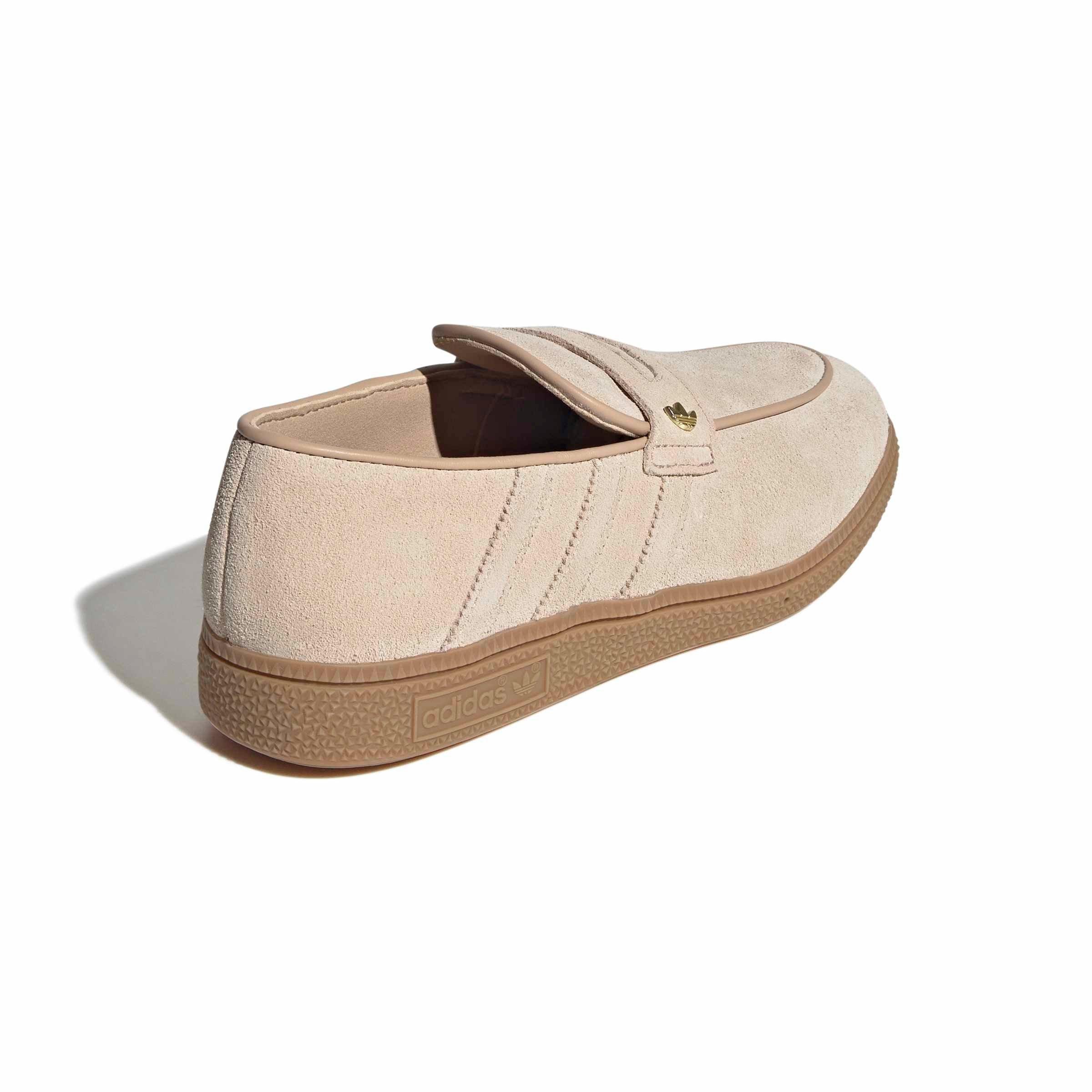 adidas Originals Handball Spezial Loafer "Magic Beige/Magic Beige/Gum 4" Women's Shoe - BEIGE/BEIGE/GUM