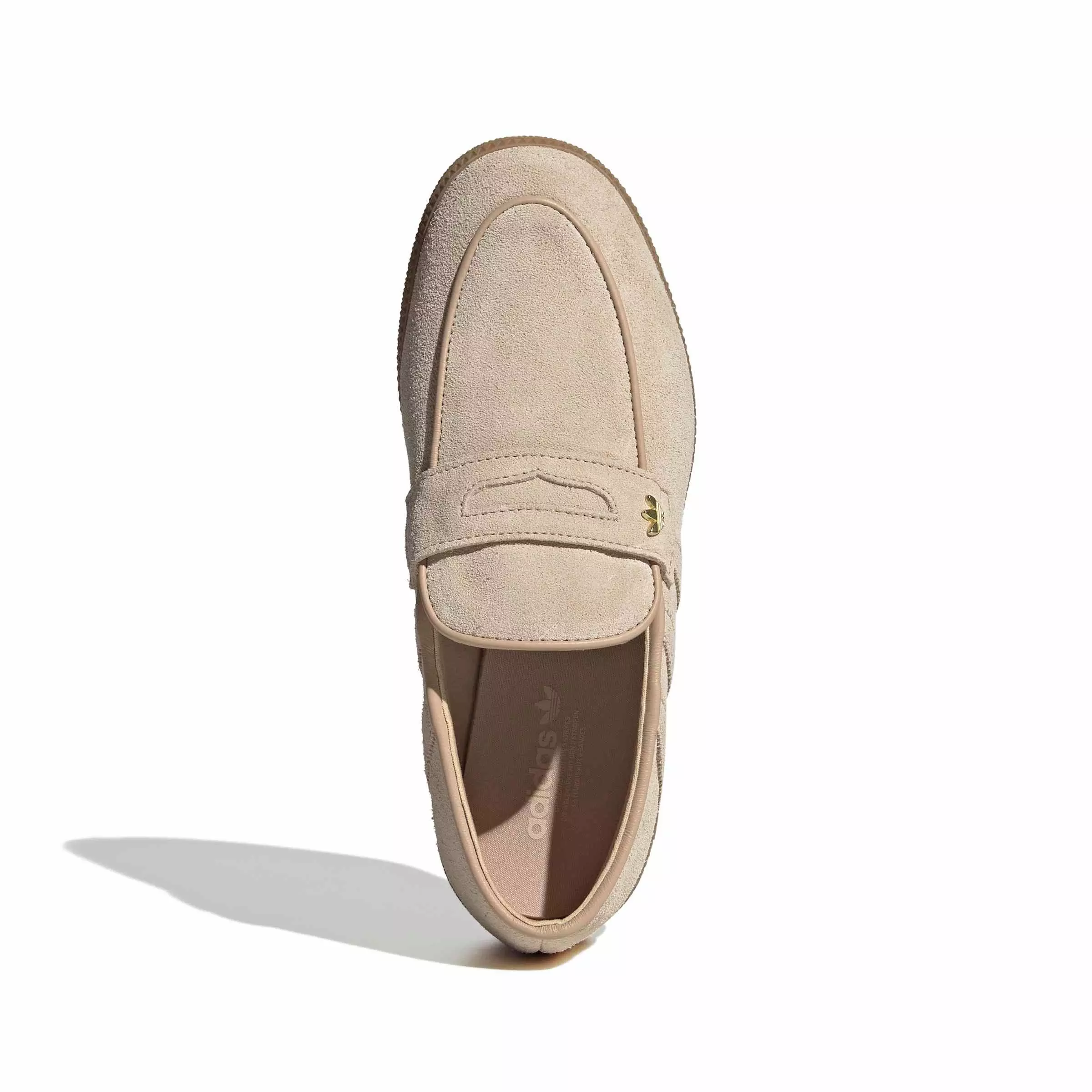 adidas Originals Handball Spezial Loafer "Magic Beige/Magic Beige/Gum 4" Women's Shoe - BEIGE/BEIGE/GUM