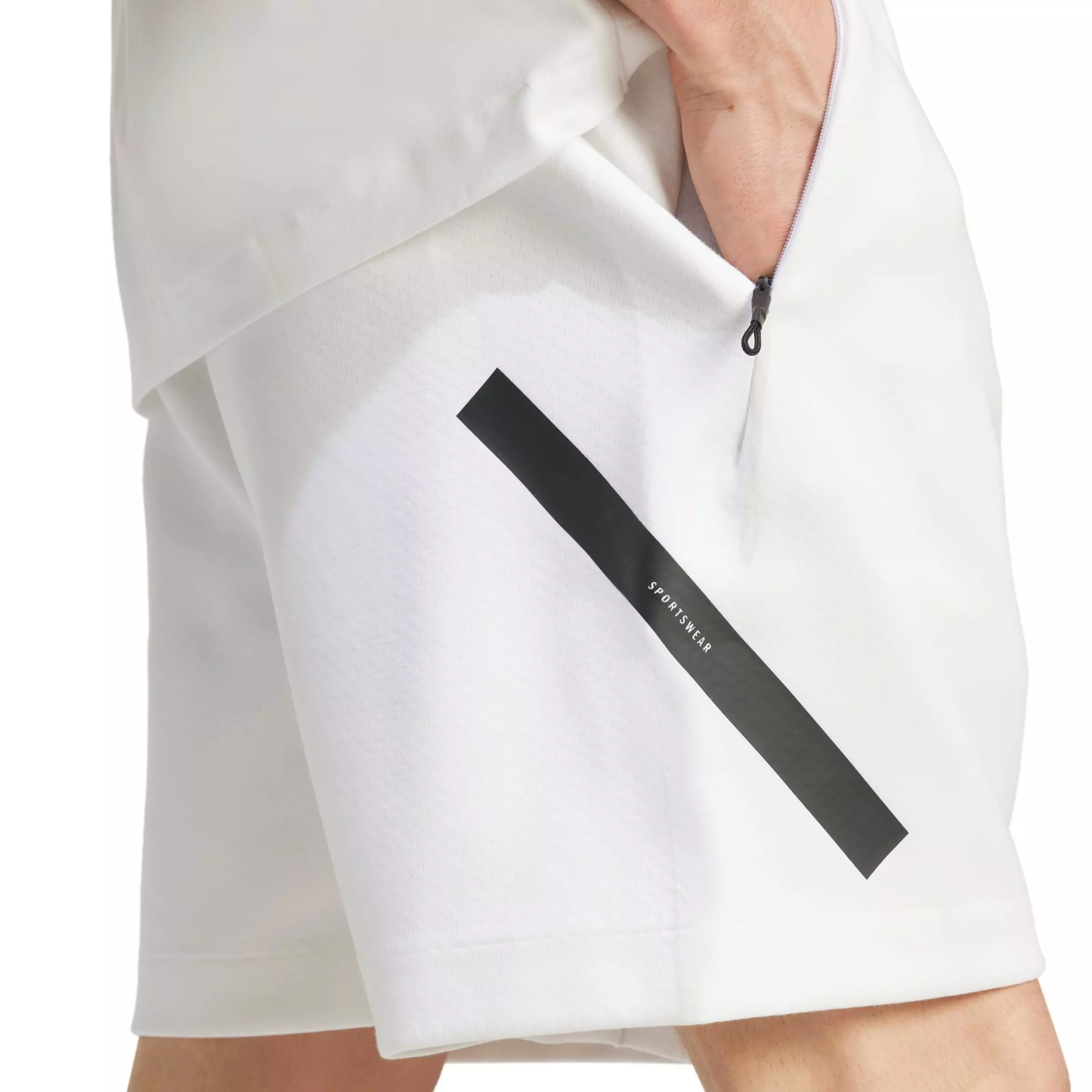 adidas Men's Z.N.E. Shorts - White - WHITE
