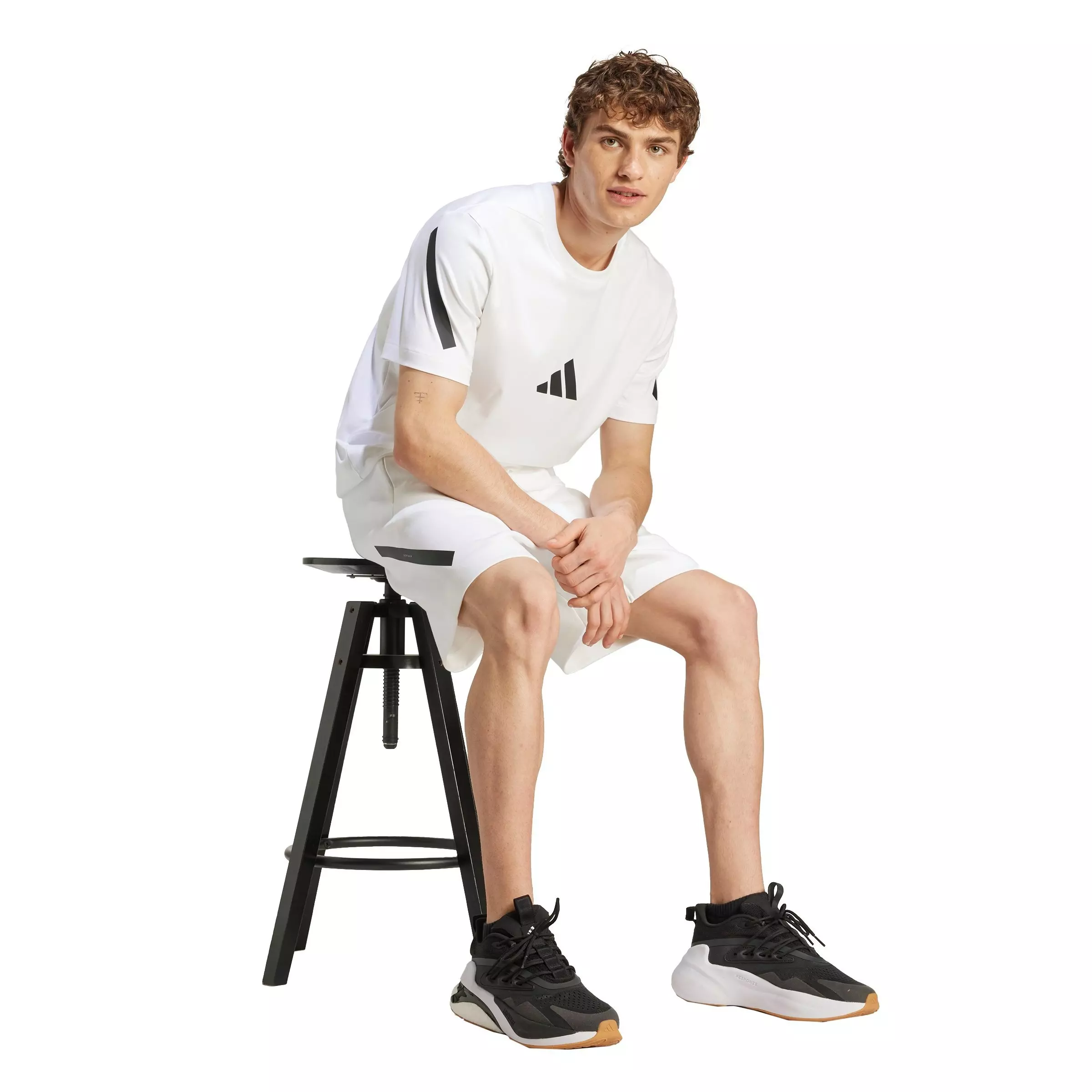 adidas Men's Z.N.E. Shorts - White - WHITE