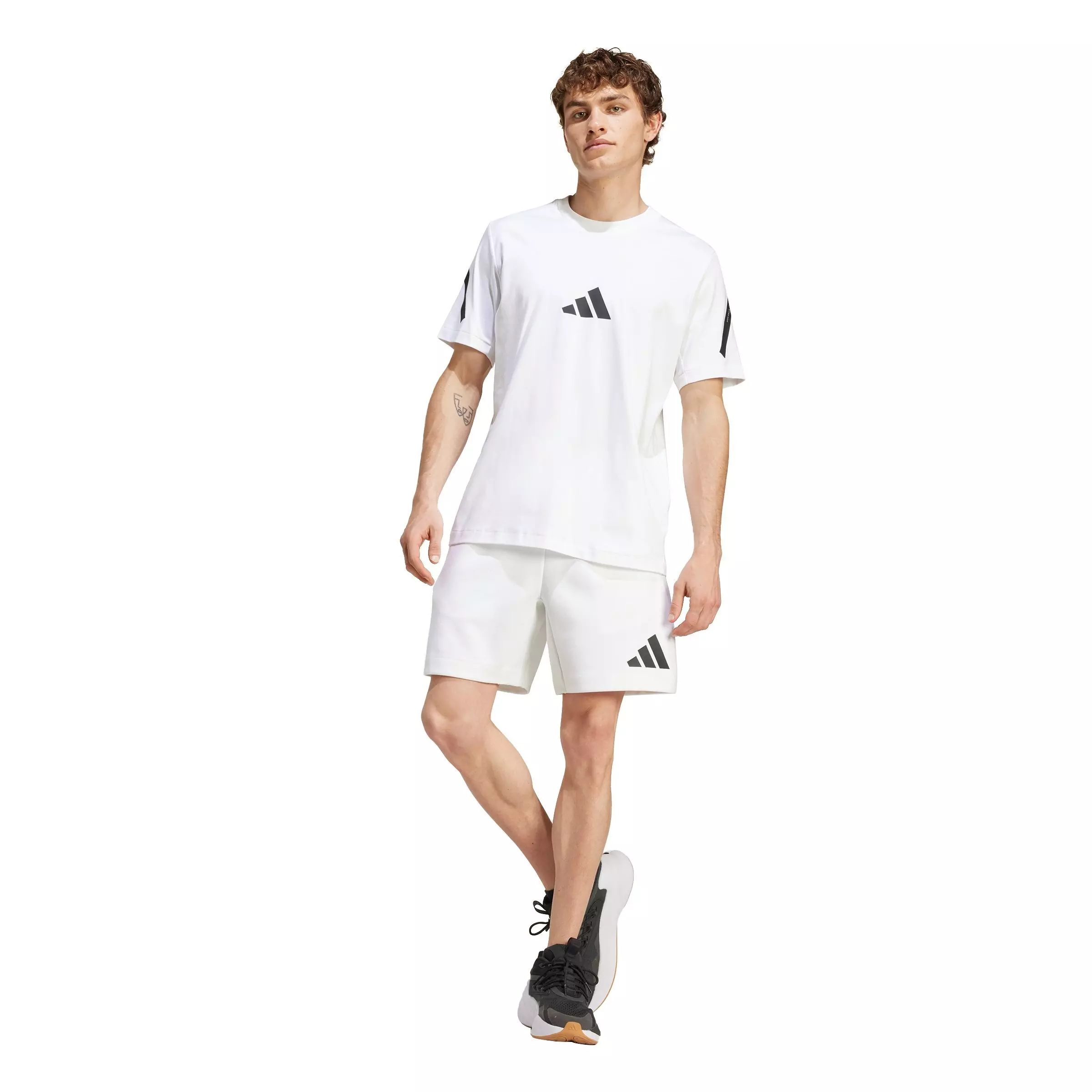 adidas Men's Z.N.E. Shorts - White - WHITE