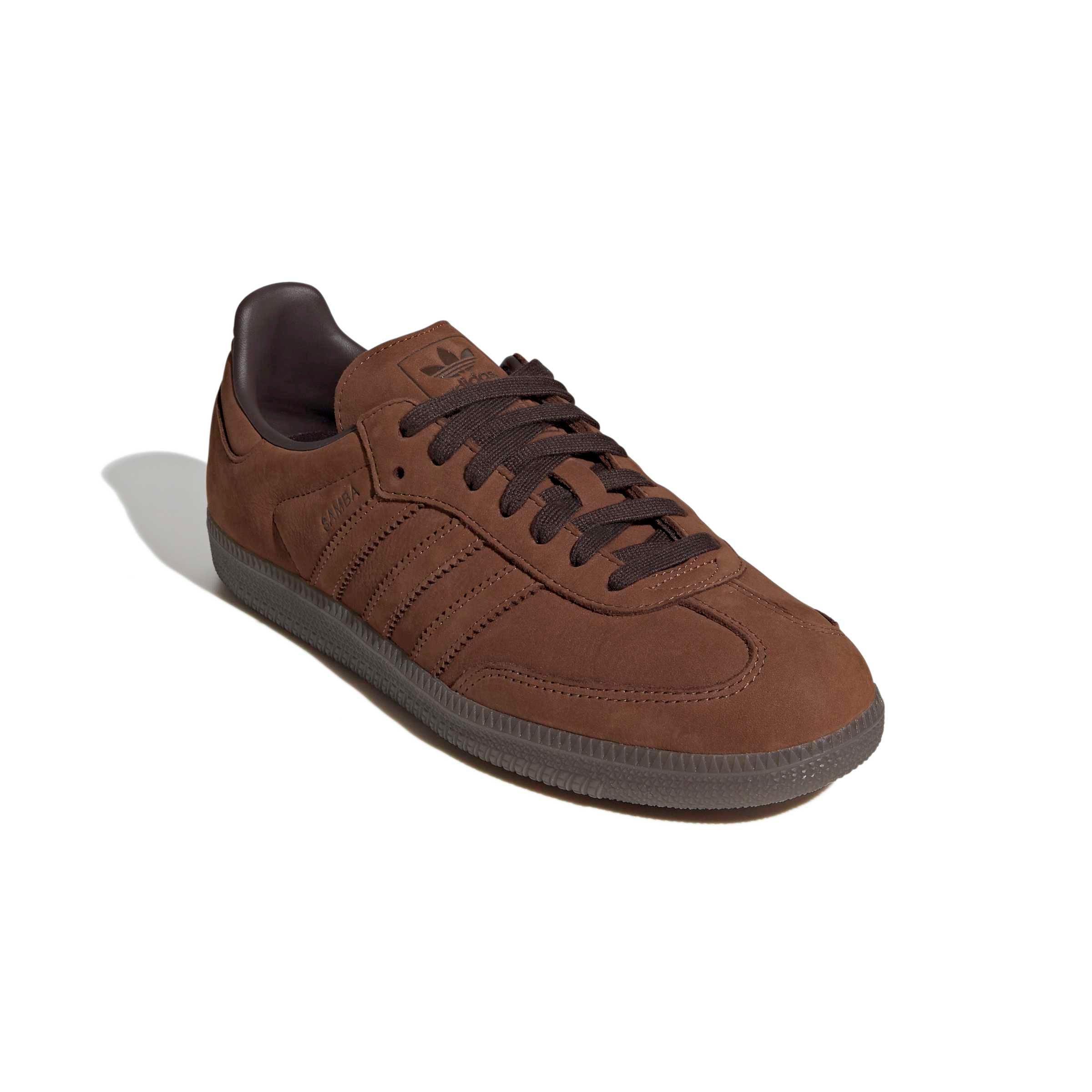 adidas Originals Samba OG "Preloved Brown/Aurora Coffee/Gum 5" Men's Shoe - BROWN/COFFEE/GUM Thumbnail View 3
