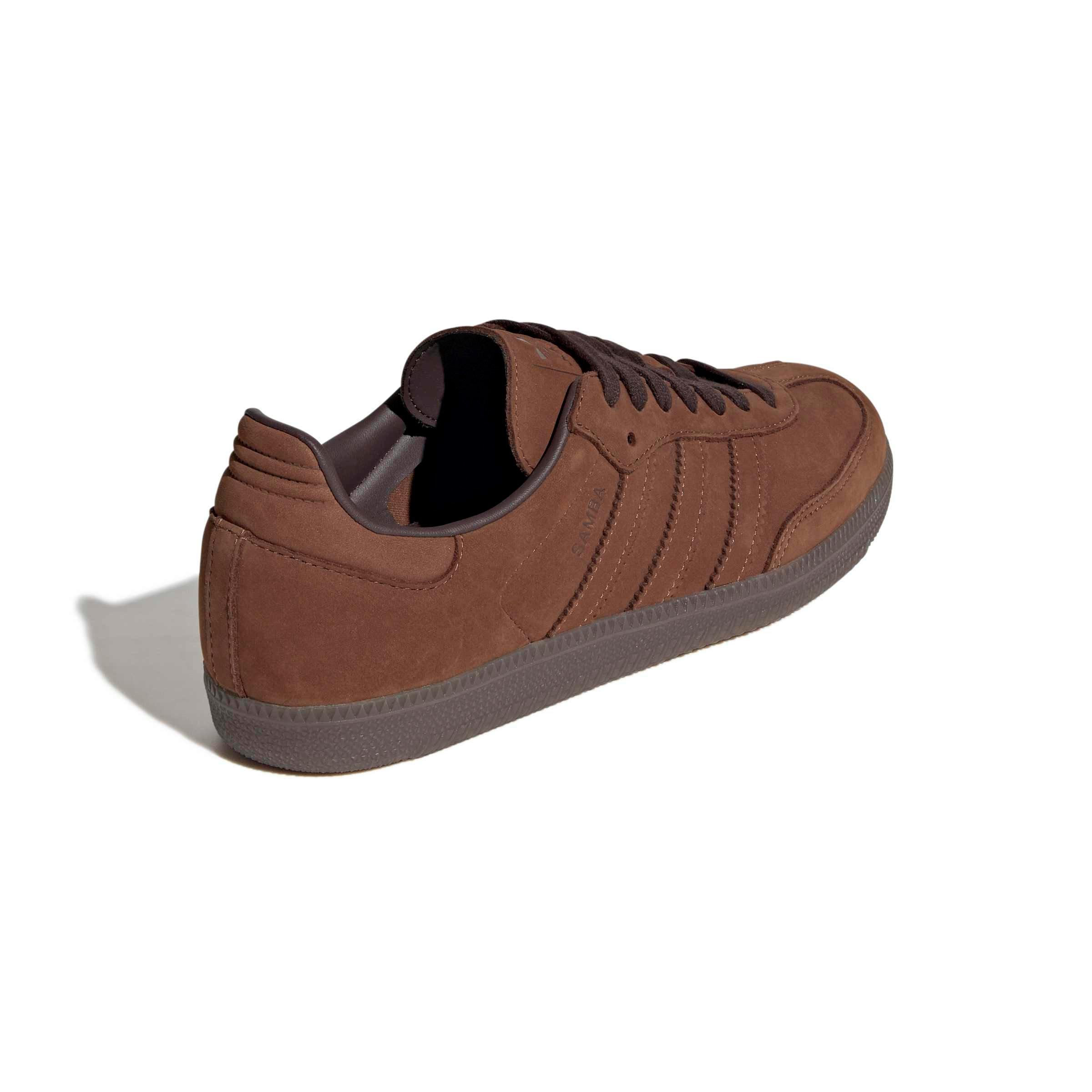 adidas Originals Samba OG "Preloved Brown/Aurora Coffee/Gum 5" Men's Shoe - BROWN/COFFEE/GUM Thumbnail View 4