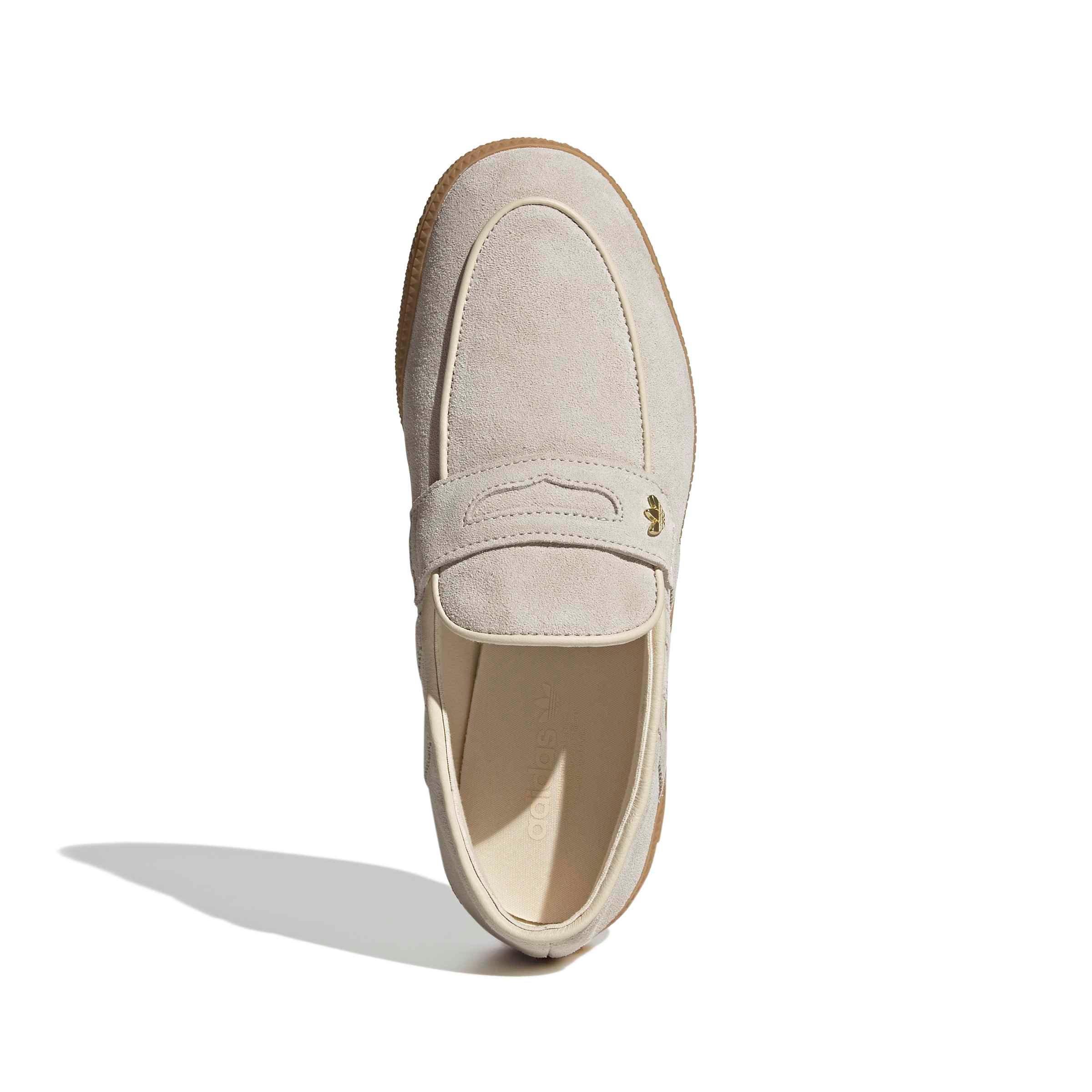 adidas Originals Handball Spezial Loafer "Wonder White/Wonder White/Gum 3" Women's Shoe - WHITE/WHITE/GUM
