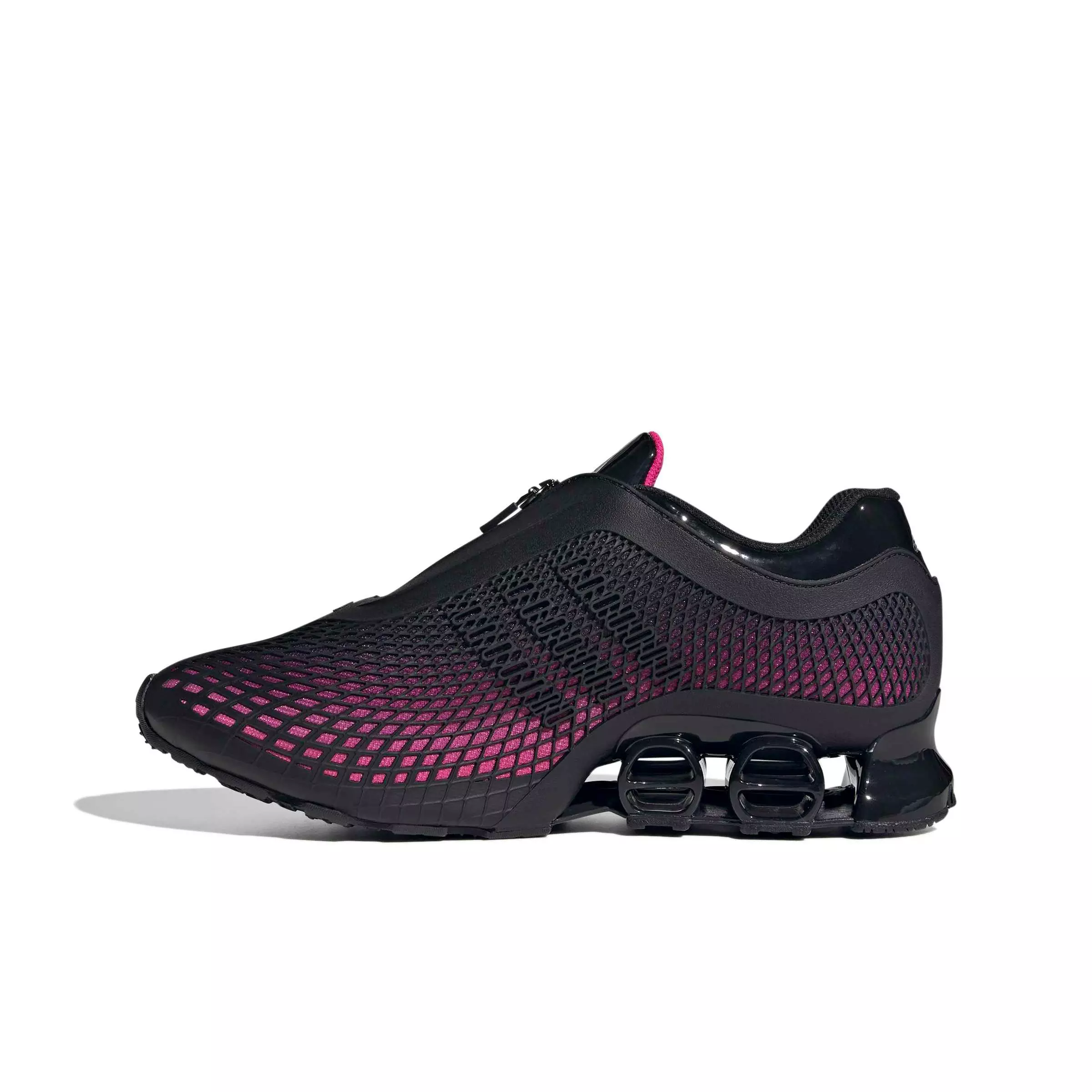adidas Originals Megaride S2 "Core Black/Core Black/Shock Pink" Men's Shoe - BLACK/BLACK/PINK