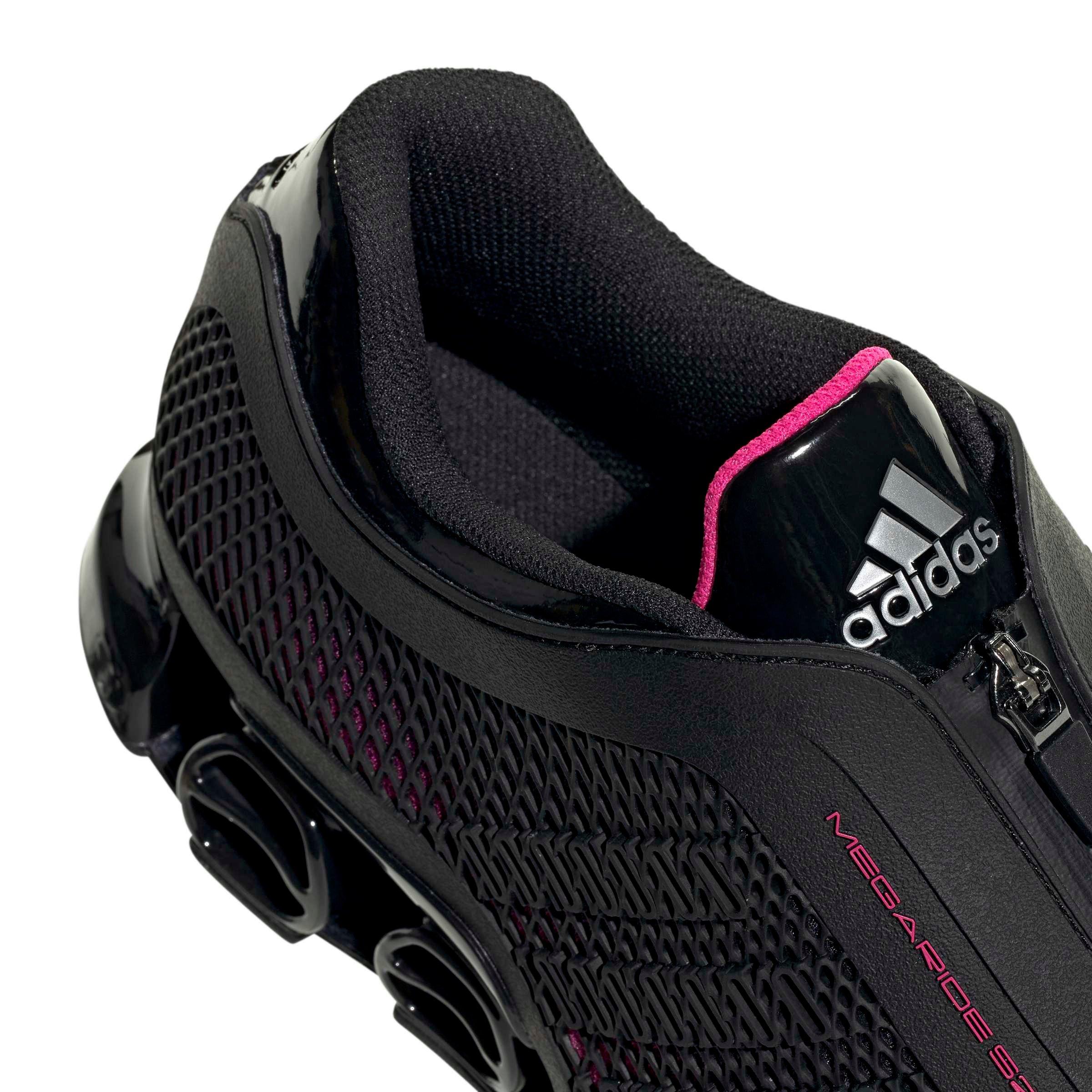 adidas Originals Megaride S2 "Core Black/Core Black/Shock Pink" Men's Shoe - BLACK/BLACK/PINK Thumbnail View 8