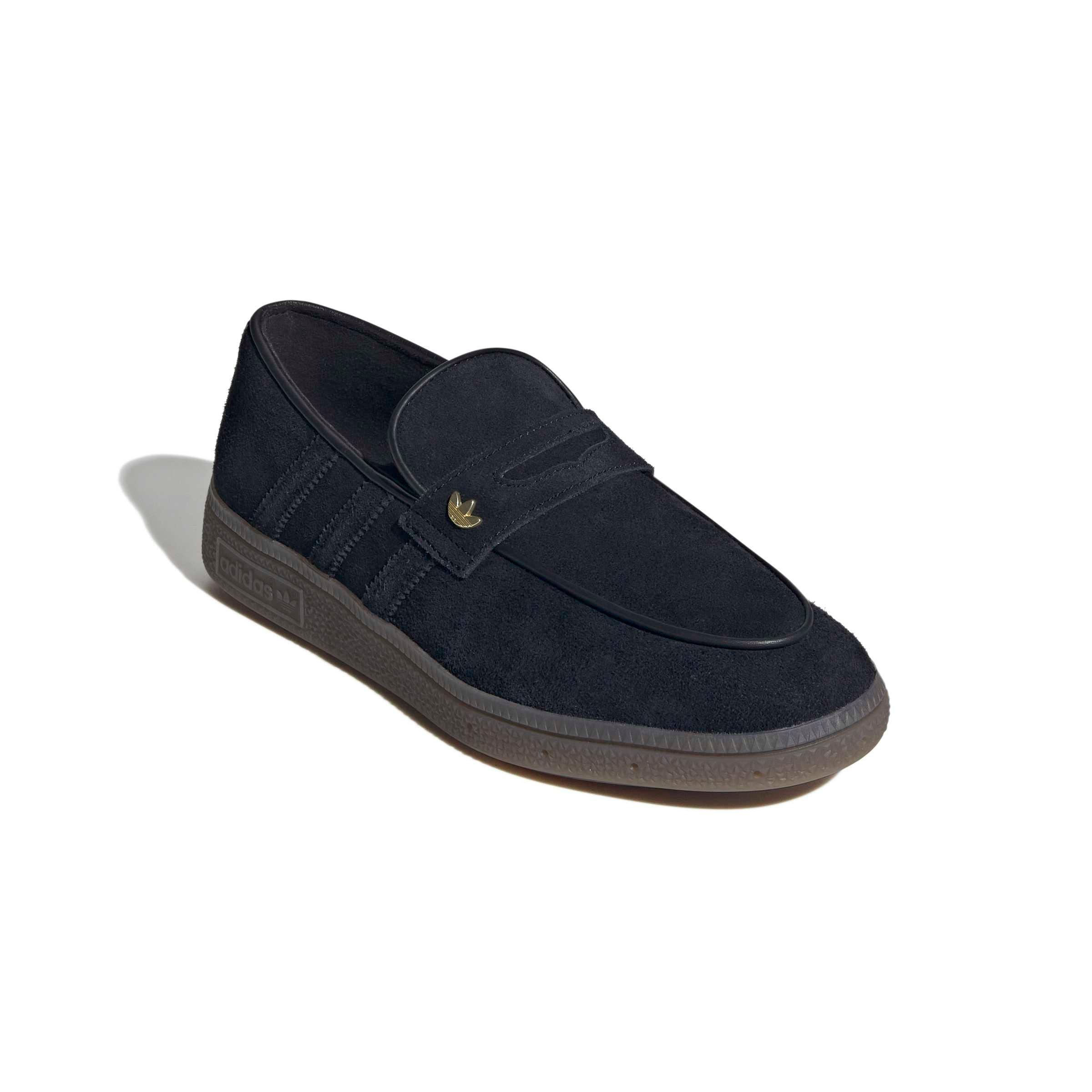 adidas Originals Handball Spezial Loafer "Core Black/Core Black/Gum 5" Women's Shoe - BLACK/BLACK/GUM