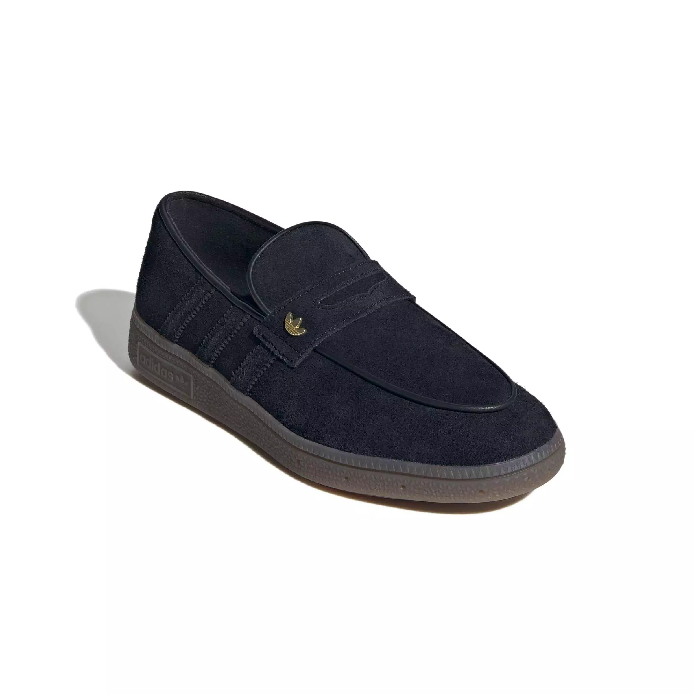 adidas Originals Handball Spezial Loafer "Core Black/Core Black/Gum 5" Women's Shoe - BLACK/BLACK/GUM