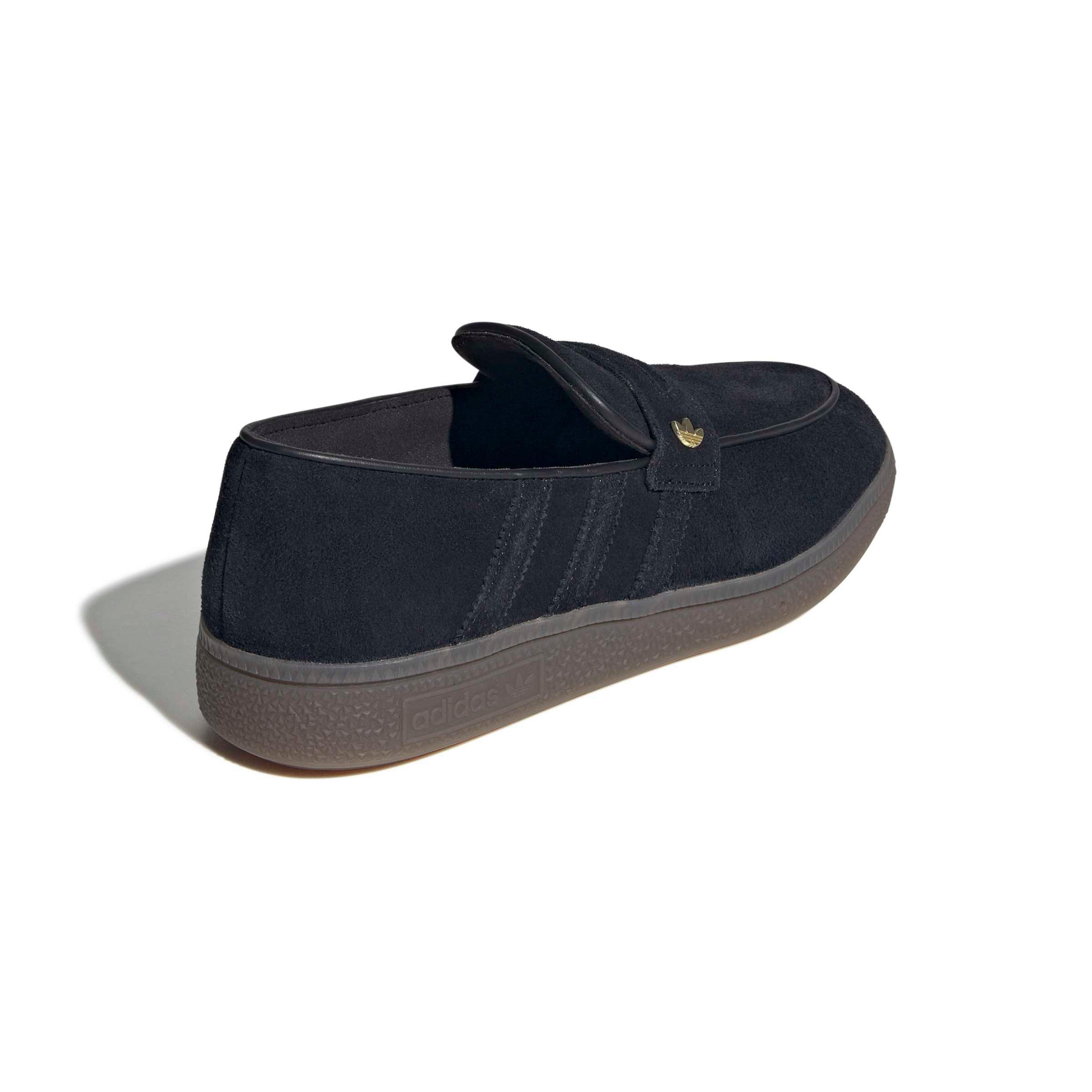adidas Originals Handball Spezial Loafer "Core Black/Core Black/Gum 5" Women's Shoe - BLACK/BLACK/GUM
