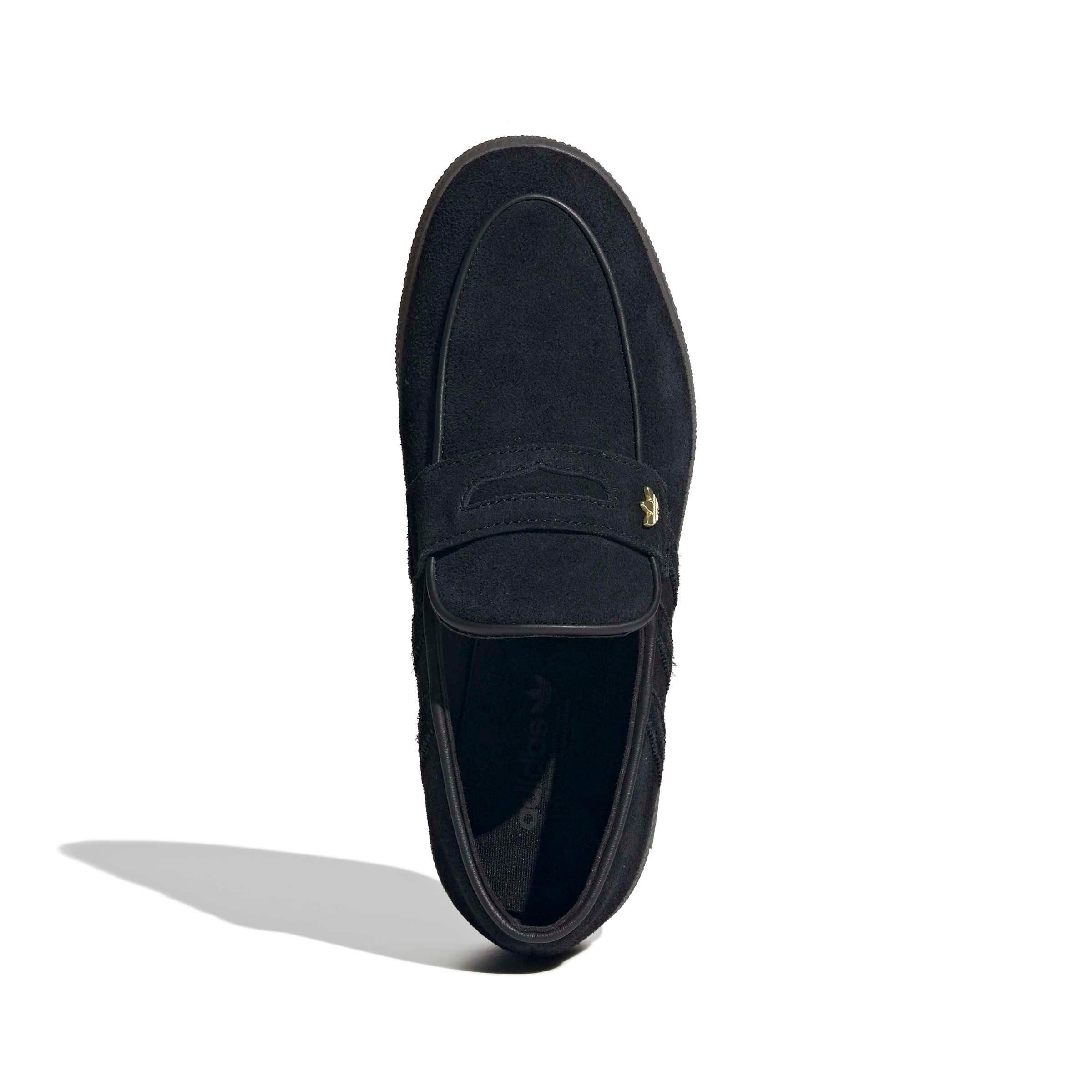 adidas Originals Handball Spezial Loafer "Core Black/Core Black/Gum 5" Women's Shoe - BLACK/BLACK/GUM